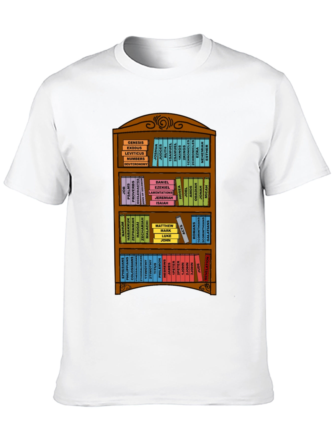 Books of the Bible T-Shirt - Religious Gift