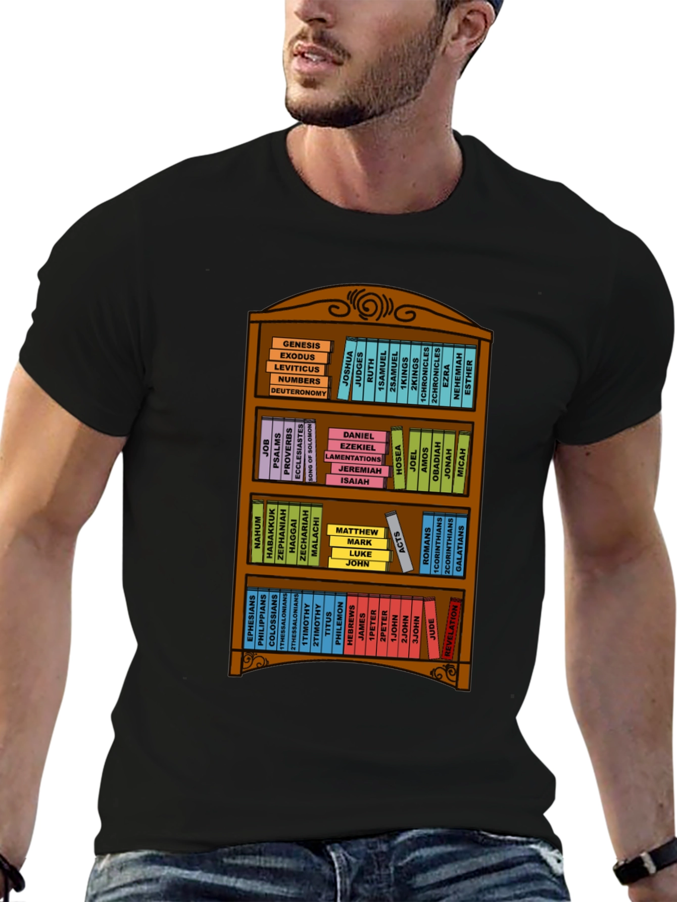 Books of the Bible T-Shirt - Religious Gift