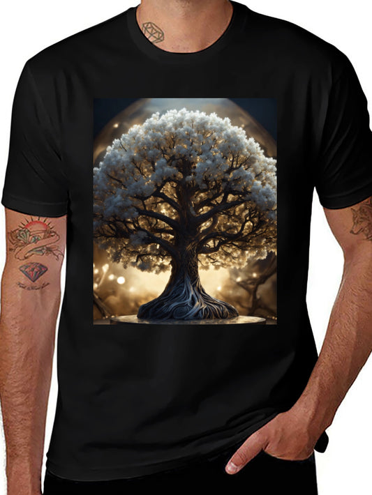 Enchanted Tree Graphic Tee - Black