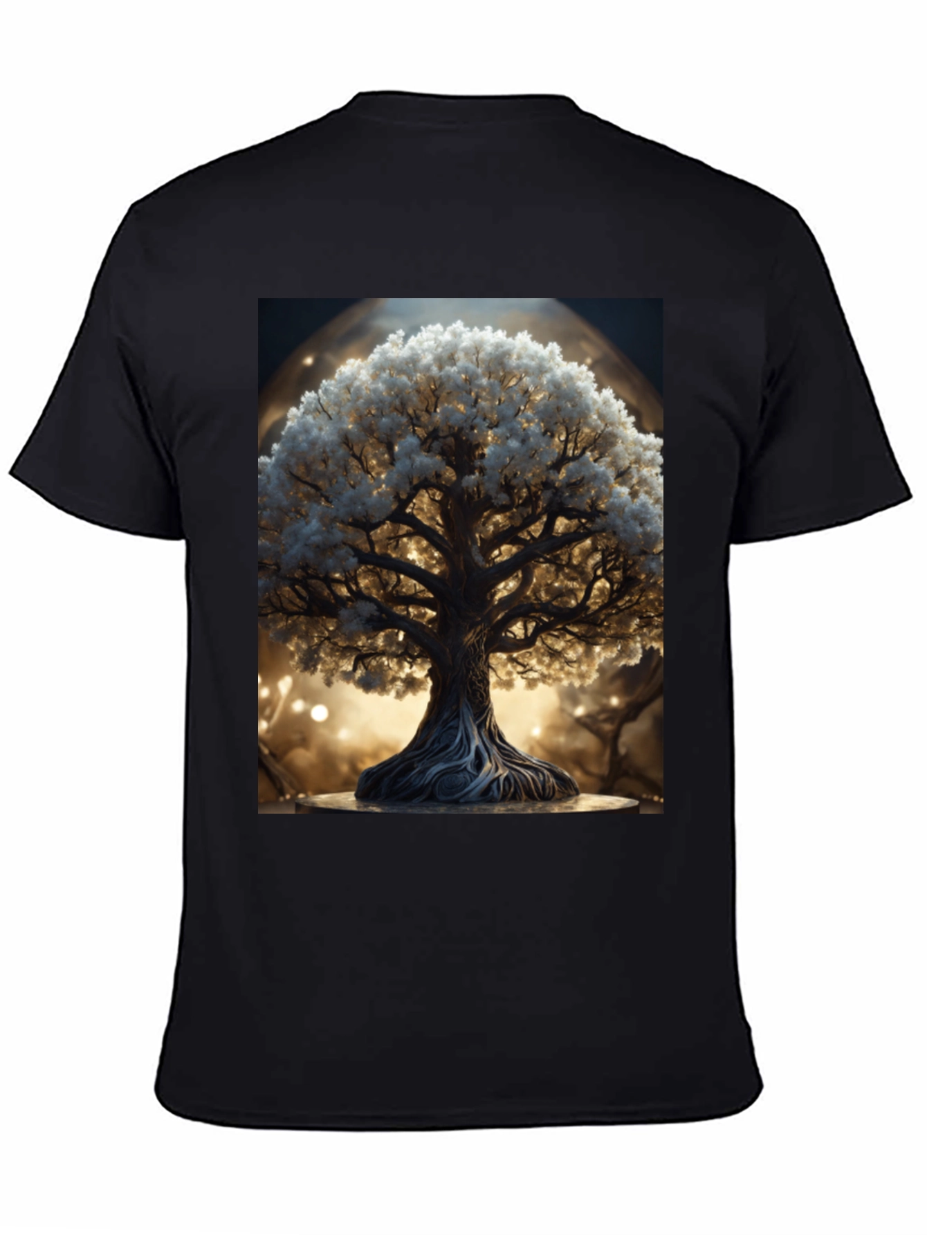 Enchanted Tree Graphic Tee - Black