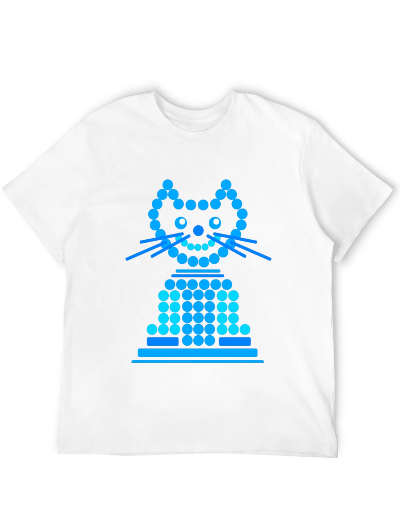 Cyberpunk Cat Tee - Glowing Neon Kitten Shirt