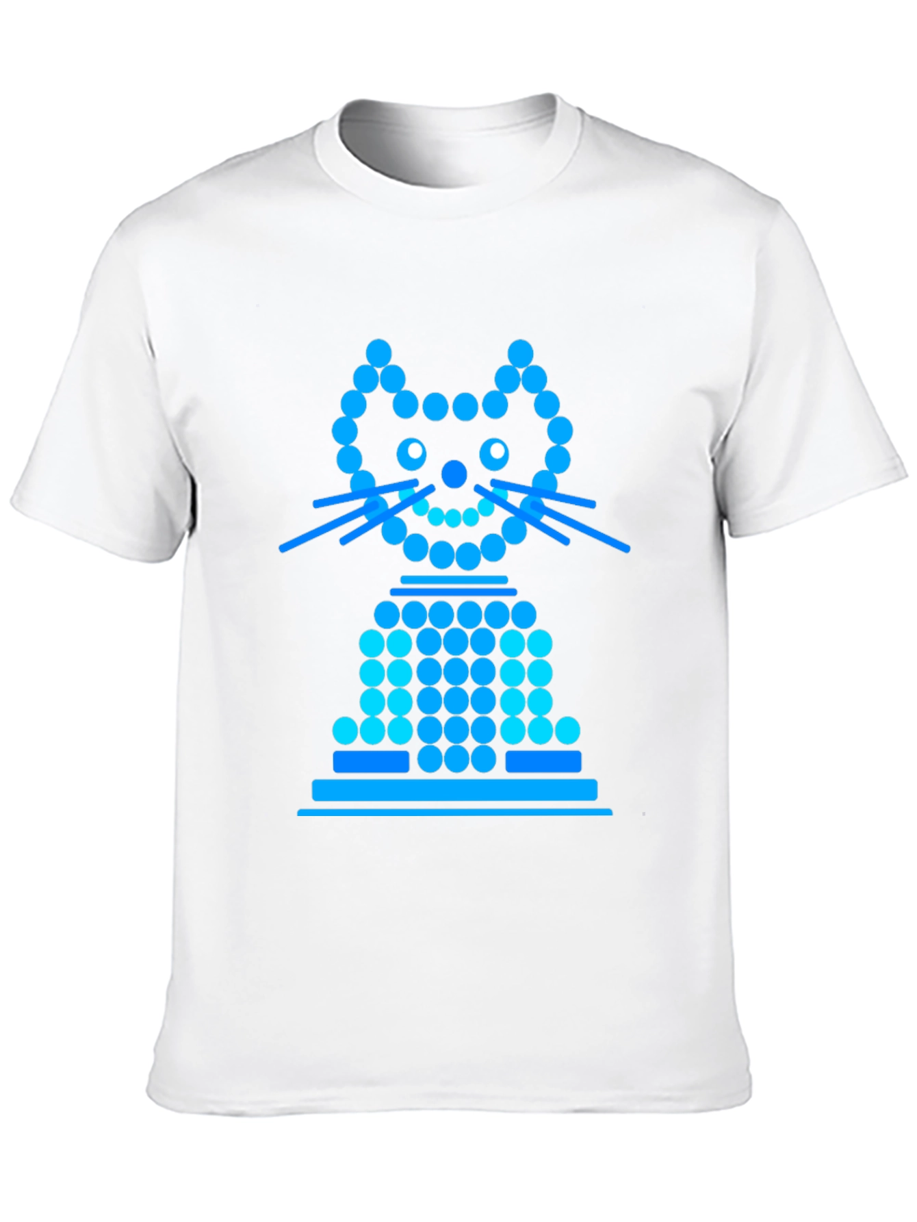 Cyberpunk Cat Tee - Glowing Neon Kitten Shirt