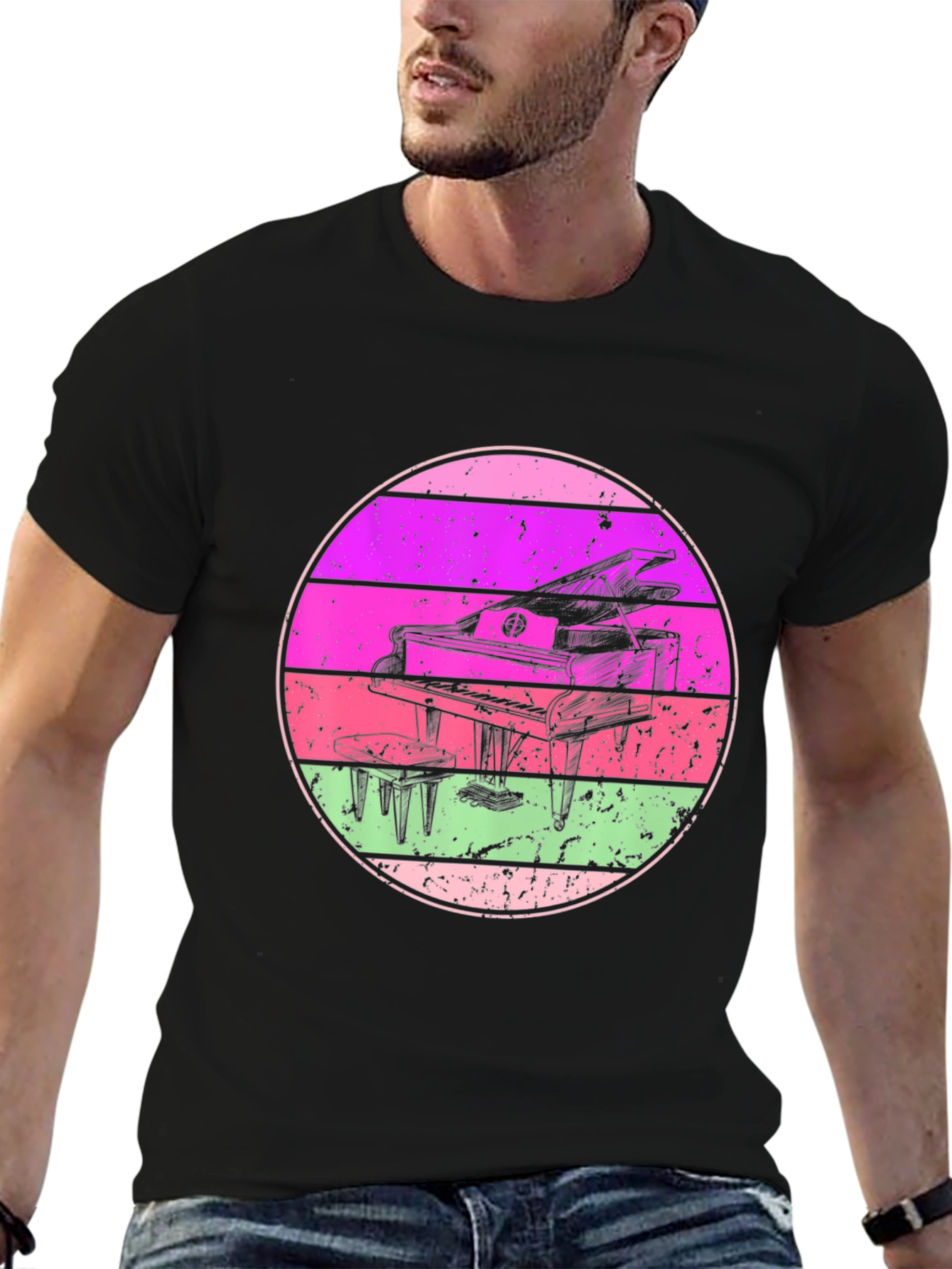 Retro Piano T-Shirt