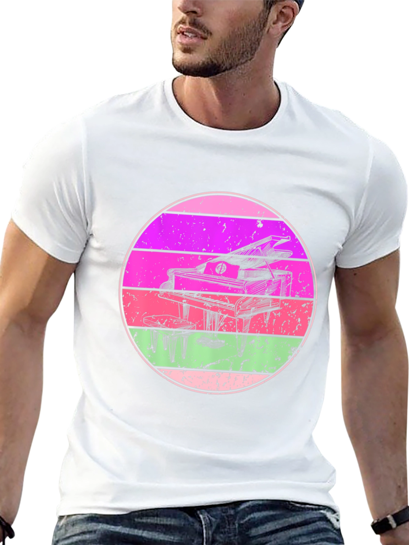 Retro Piano T-Shirt
