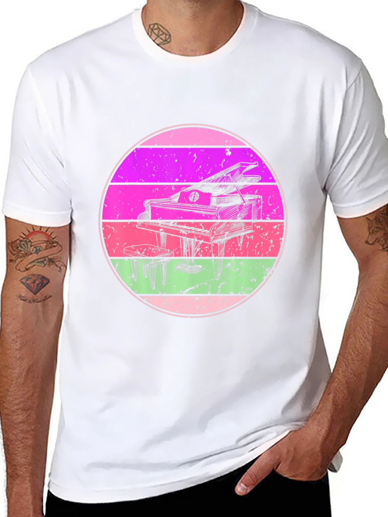 Retro Piano T-Shirt