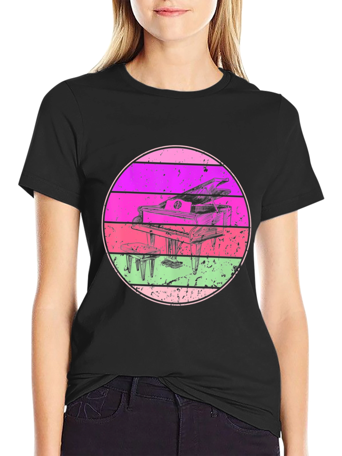 Retro Piano T-Shirt