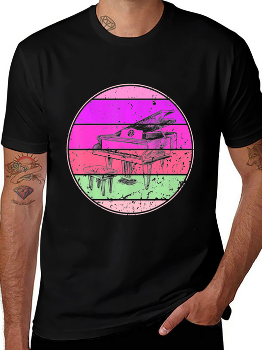 Retro Piano T-Shirt