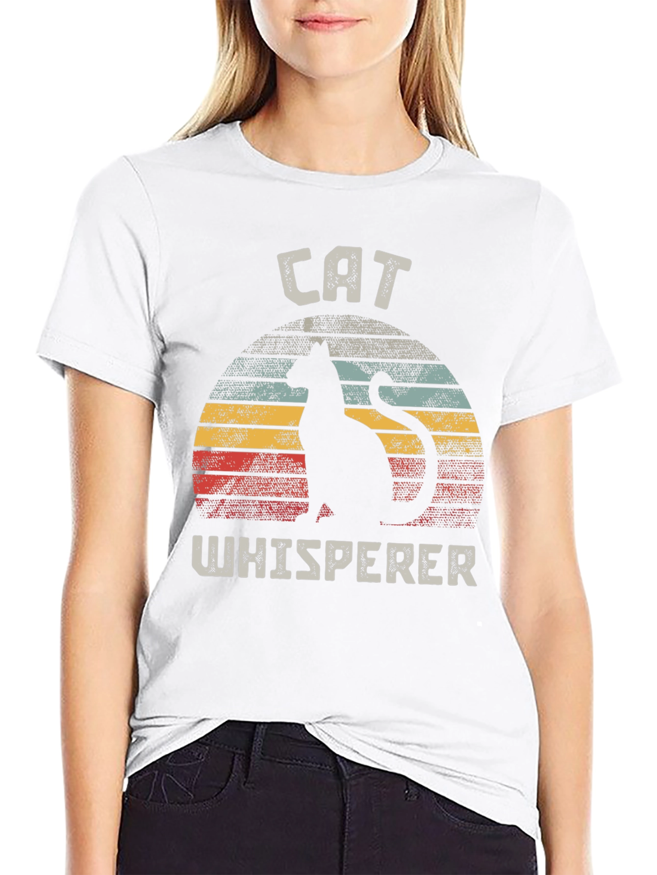 Cat Whisperer Retro T-Shirt