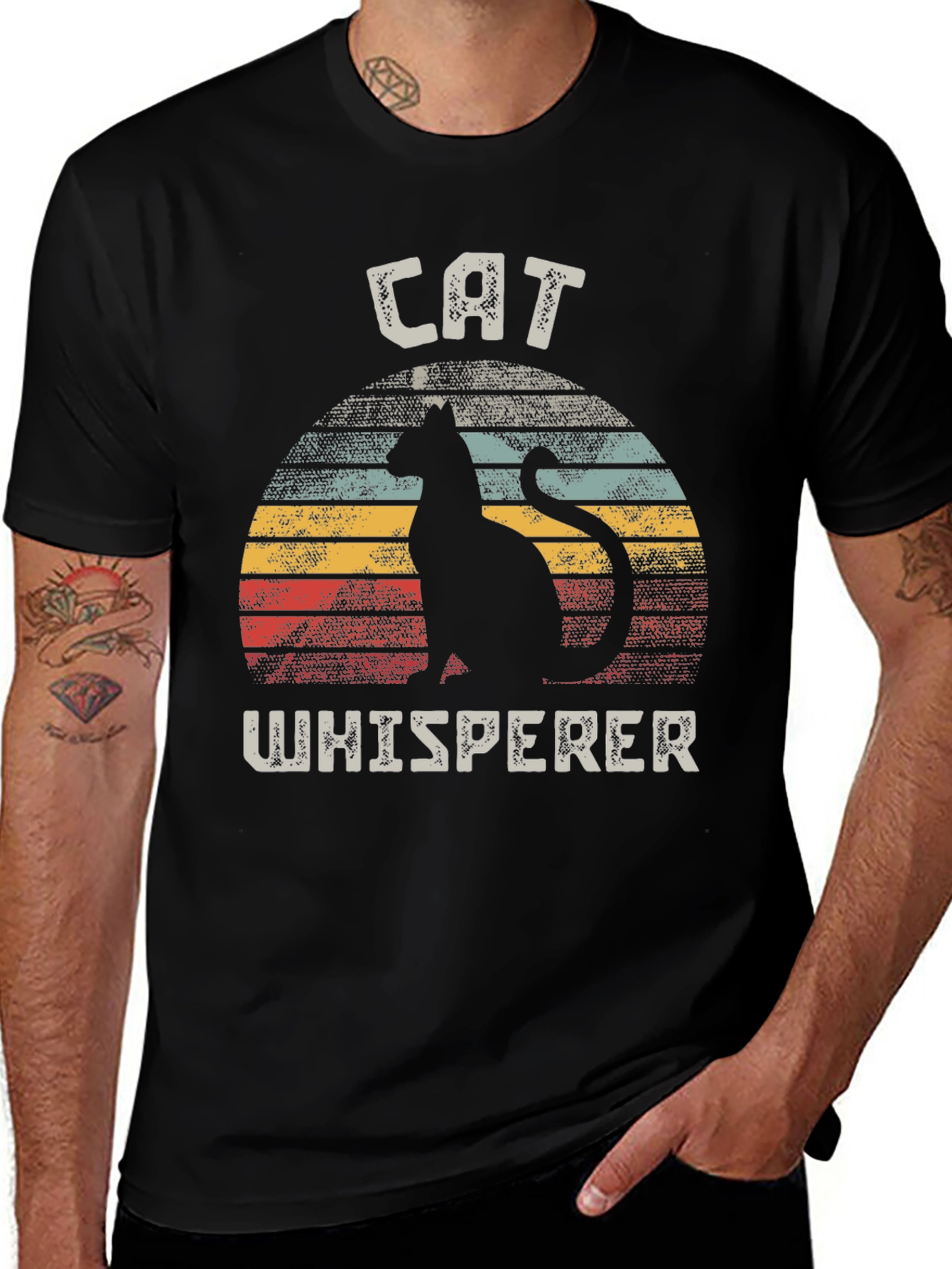 Cat Whisperer Retro T-Shirt
