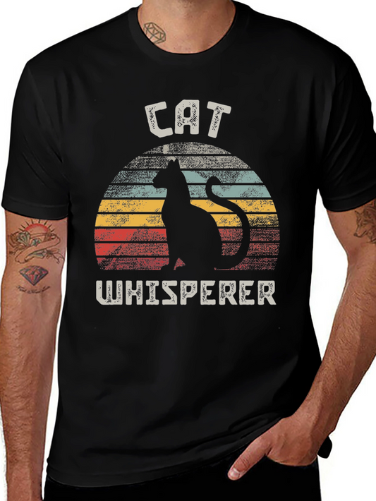 Cat Whisperer Retro T-Shirt