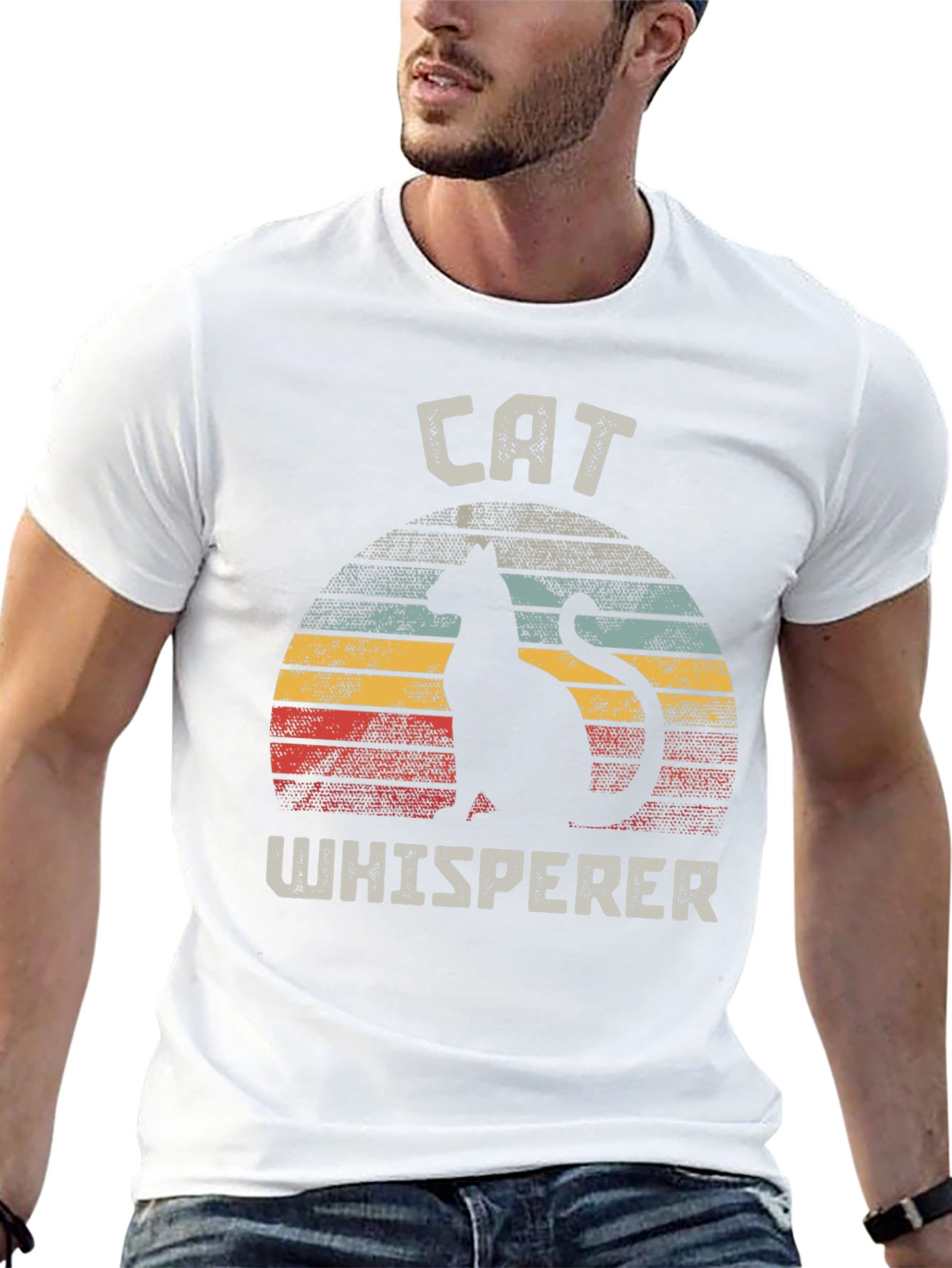 Cat Whisperer Retro T-Shirt