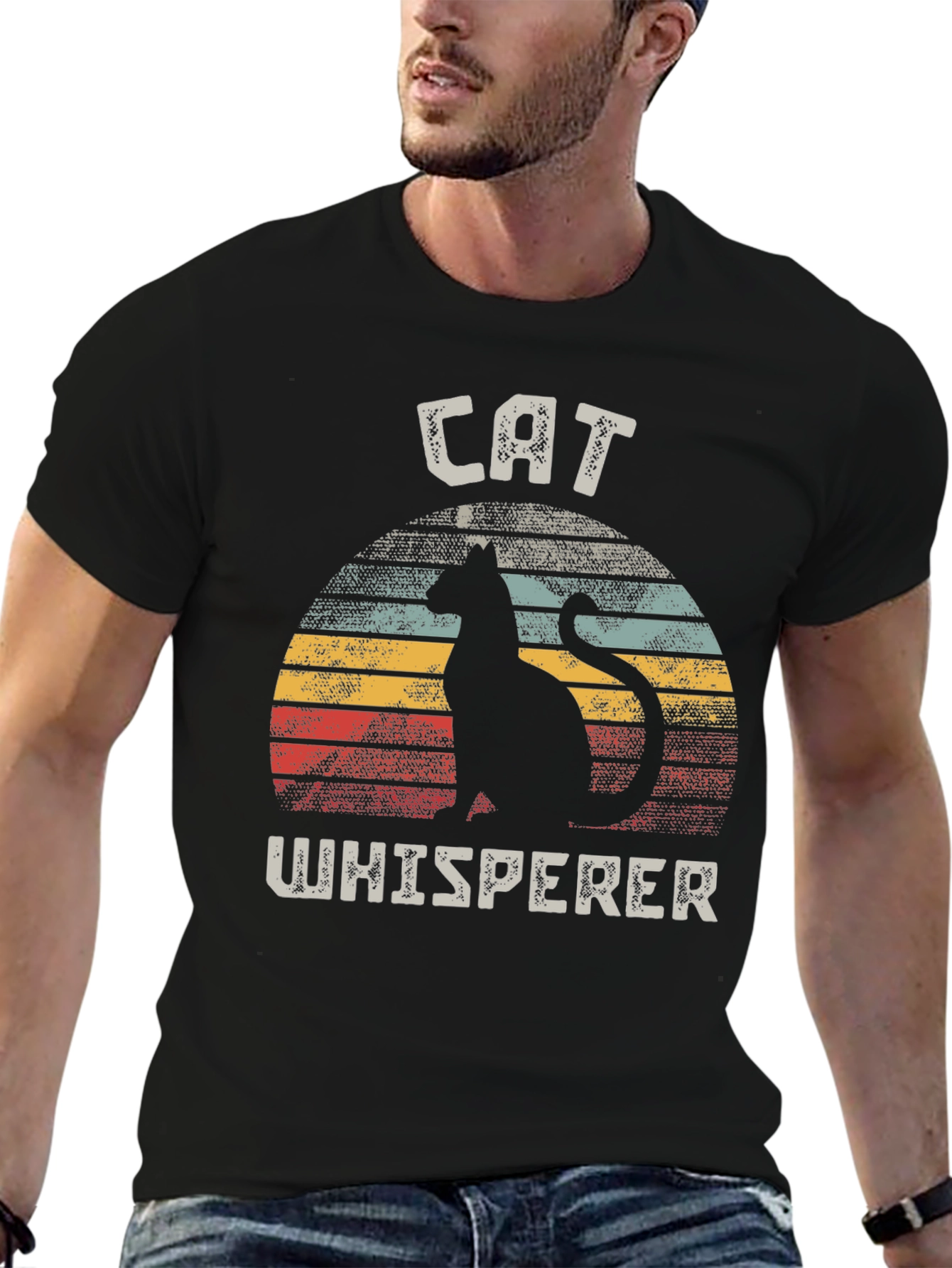 Cat Whisperer Retro T-Shirt