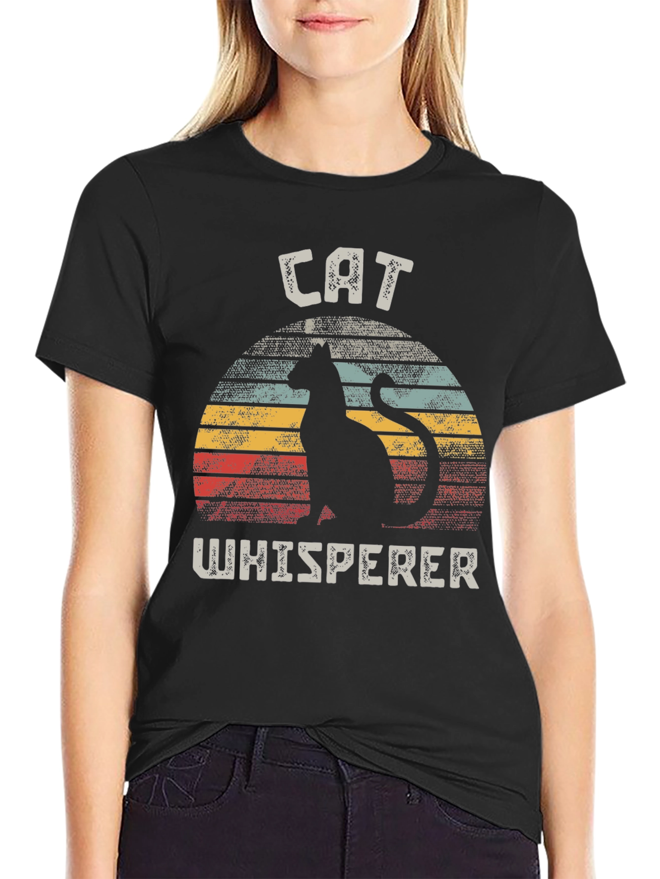 Cat Whisperer Retro T-Shirt