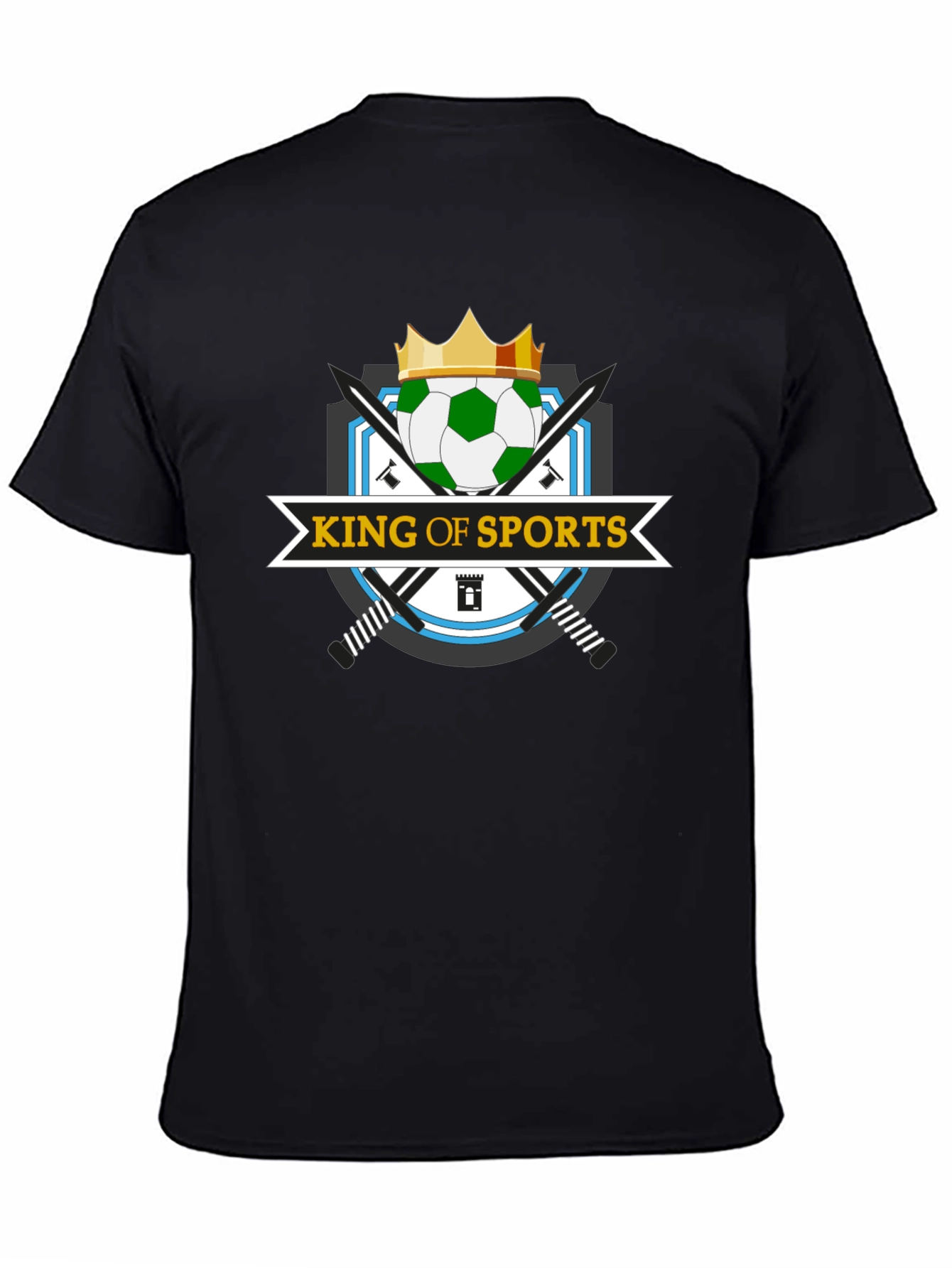 King of Sports Black T-Shirt