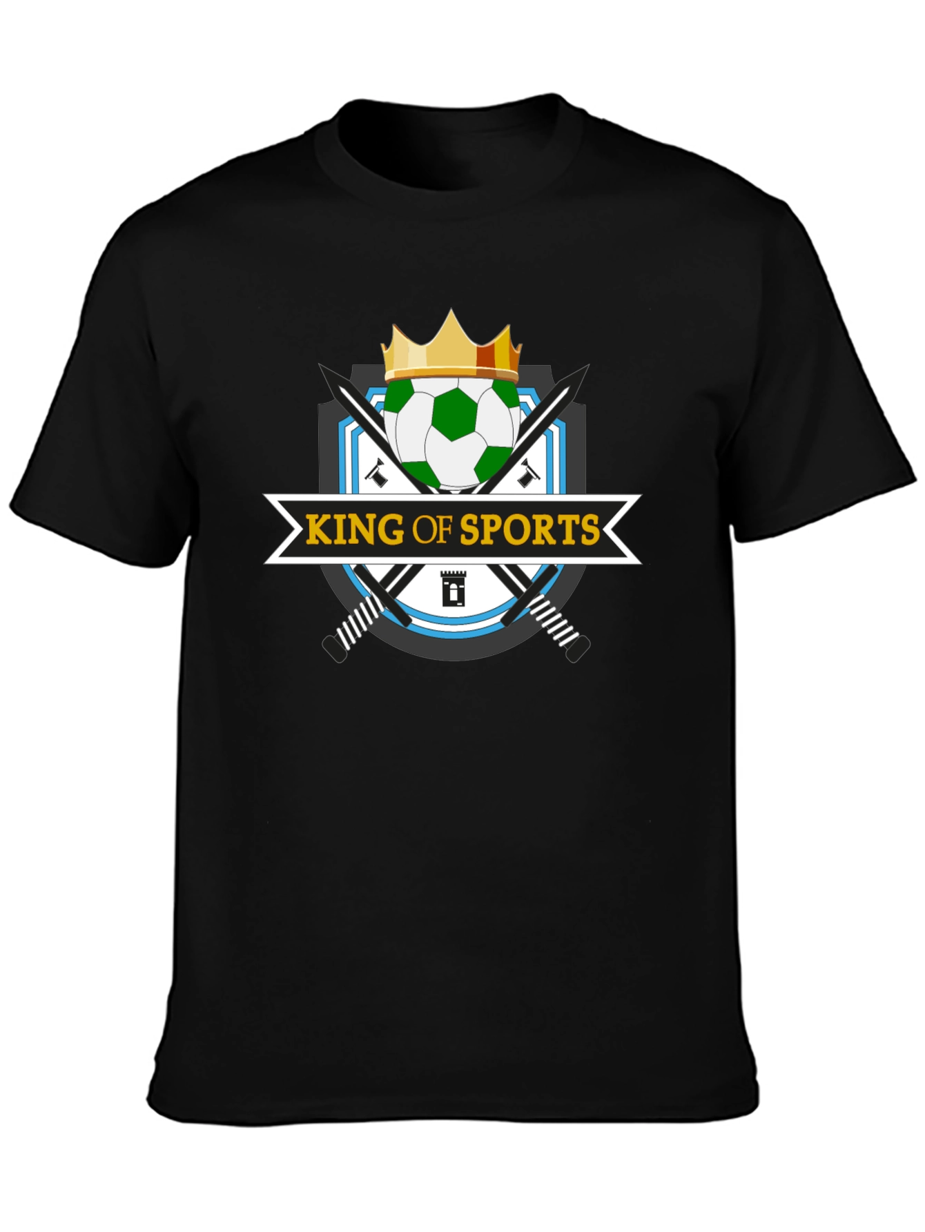 King of Sports Black T-Shirt