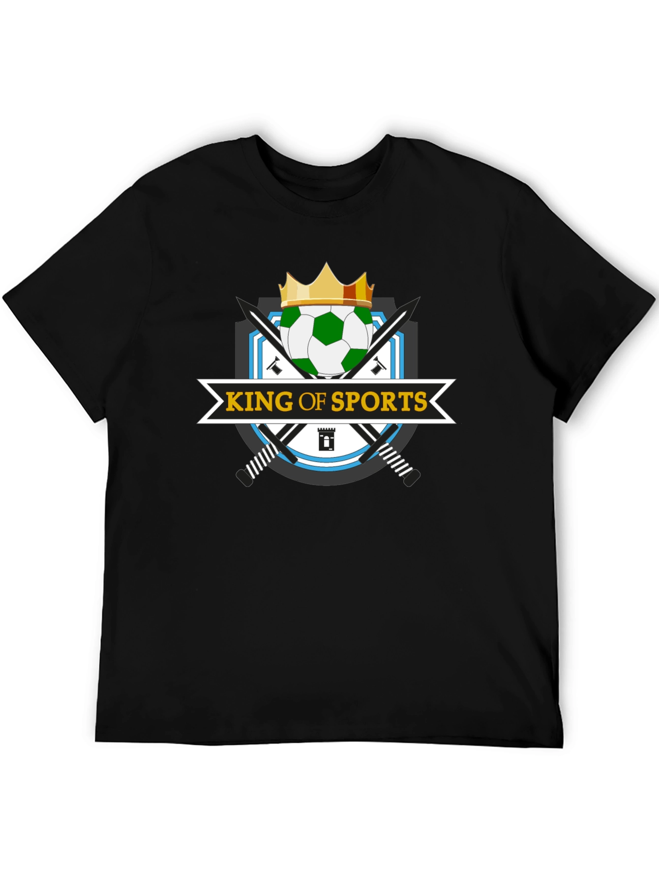 King of Sports Black T-Shirt