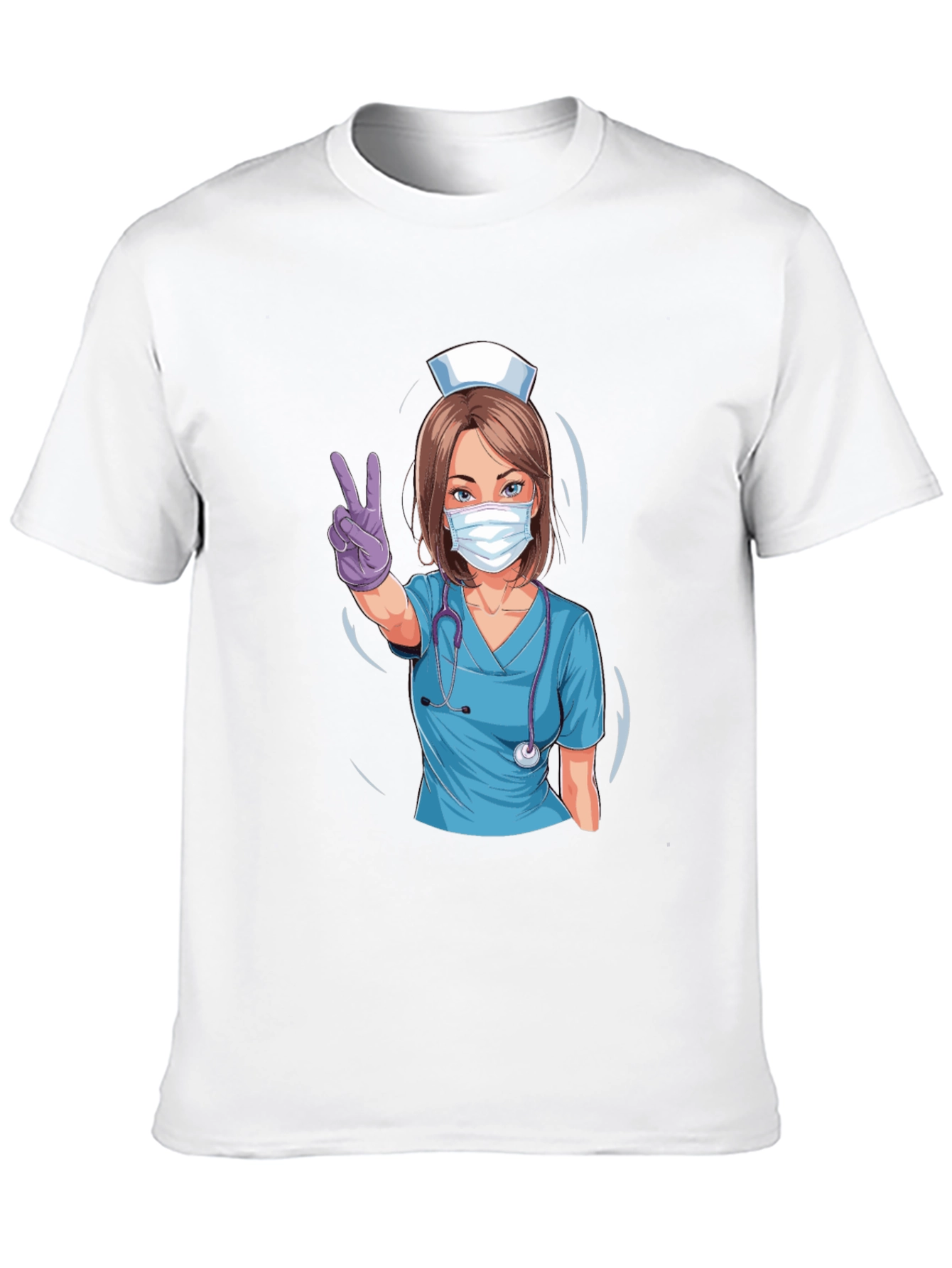 Nurse Graphic T-Shirt - Stylish Medical Apparel