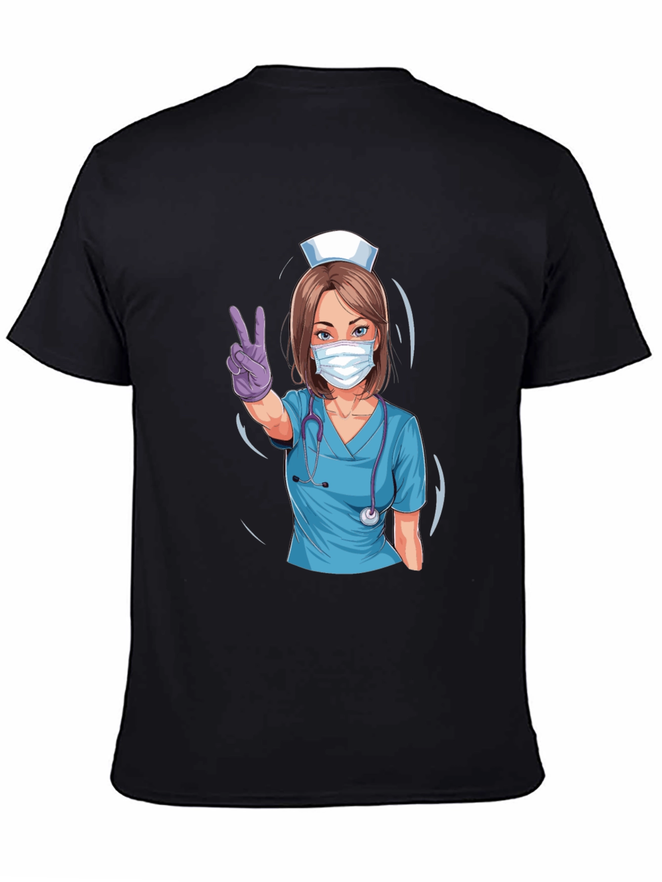 Nurse Graphic T-Shirt - Stylish Medical Apparel