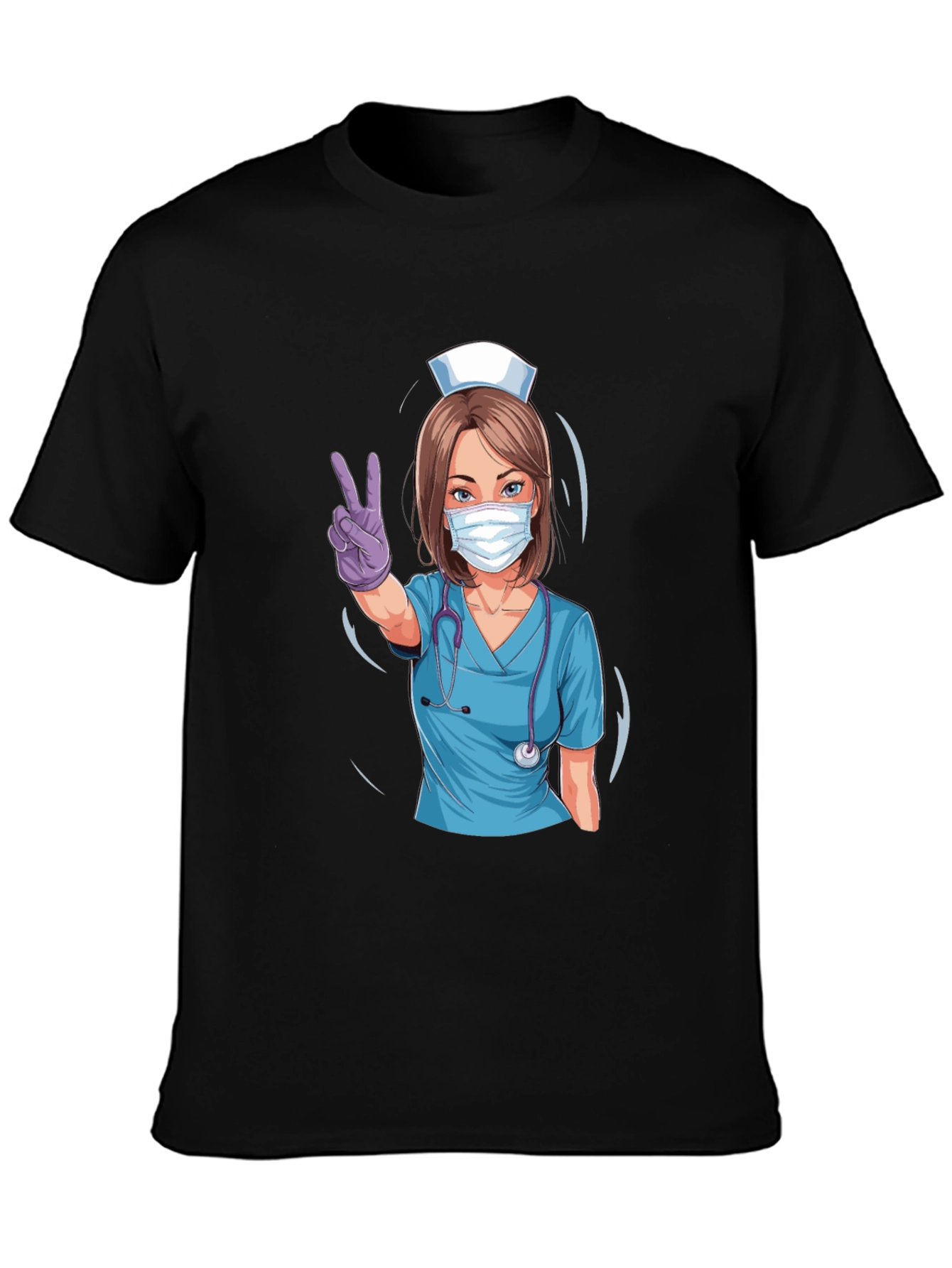Nurse Graphic T-Shirt - Stylish Medical Apparel