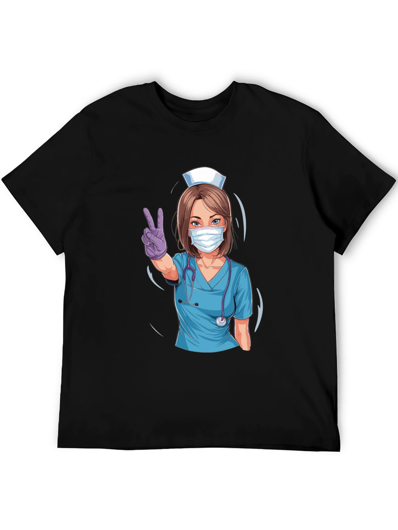 Nurse Graphic T-Shirt - Stylish Medical Apparel