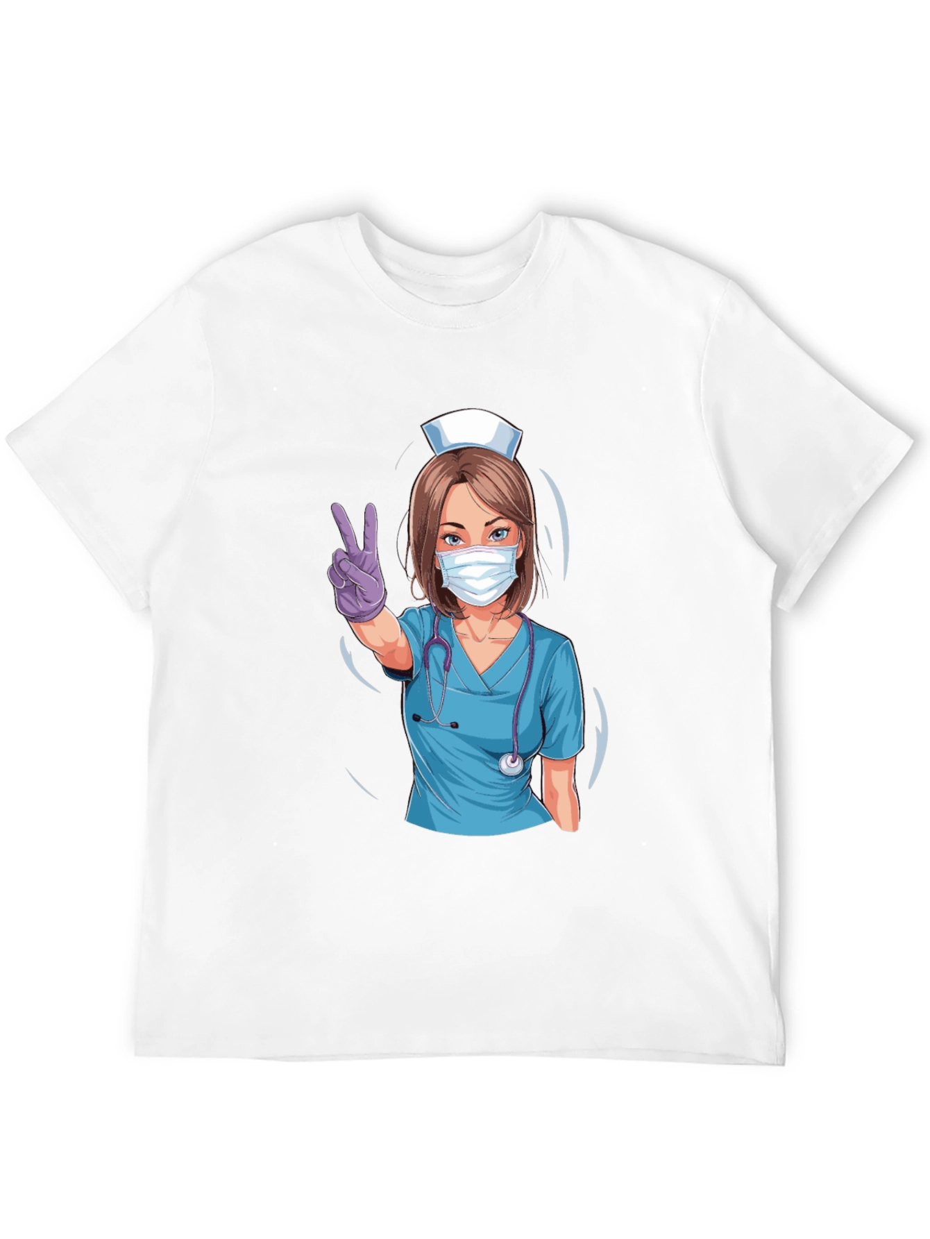 Nurse Graphic T-Shirt - Stylish Medical Apparel