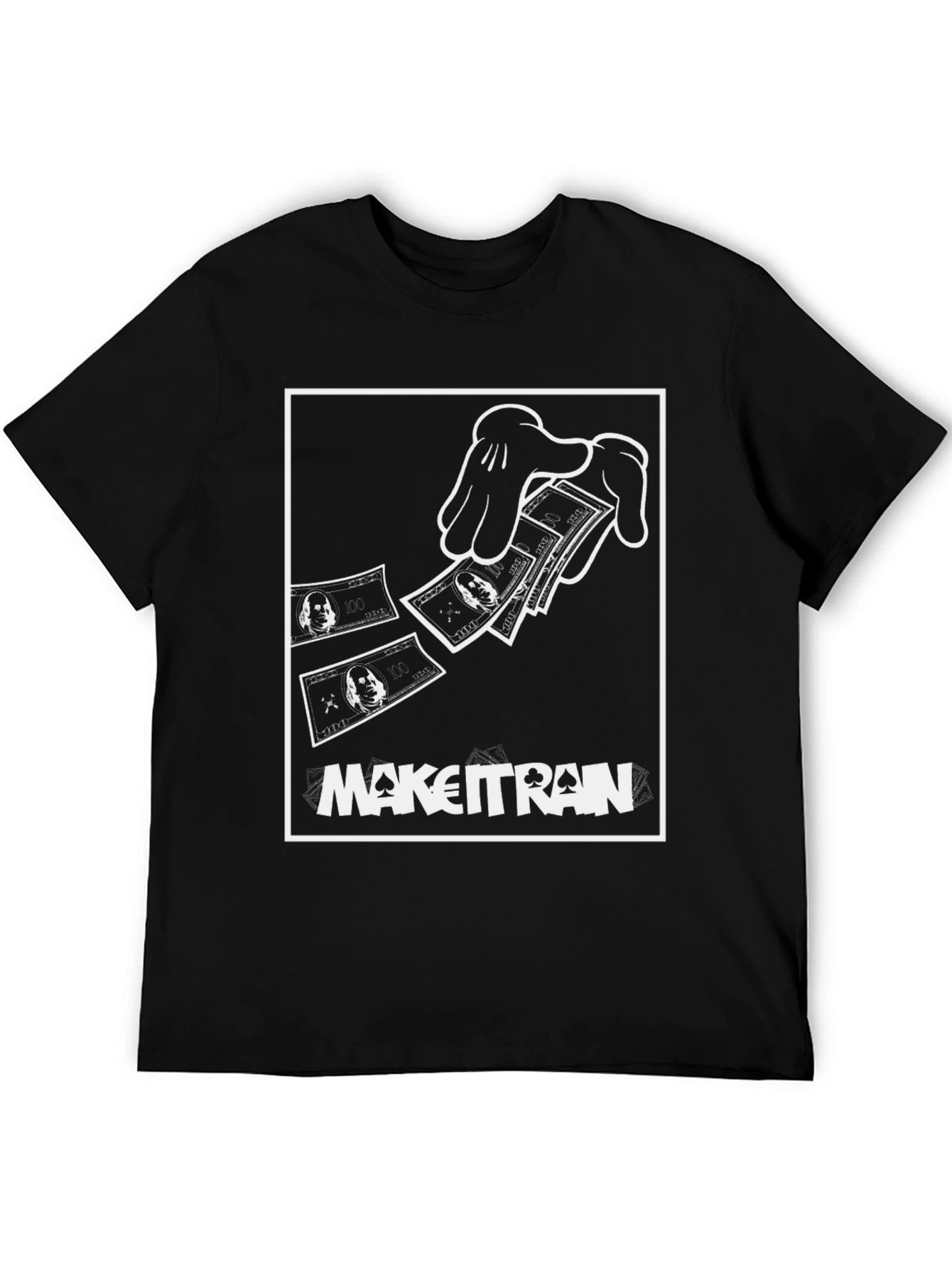 Make It Rain T-Shirt - Black Graphic Tee