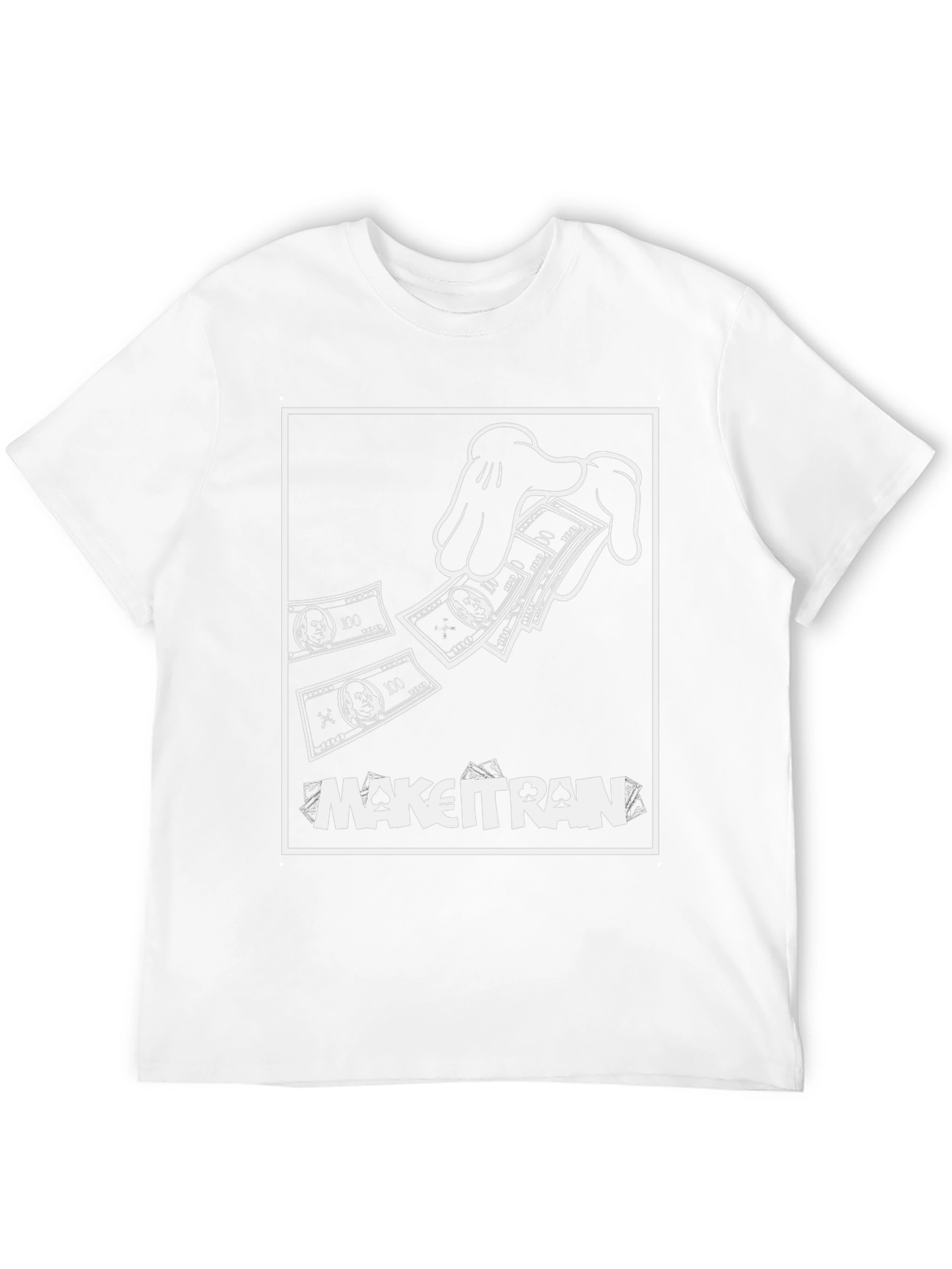 Make It Rain T-Shirt - Black Graphic Tee