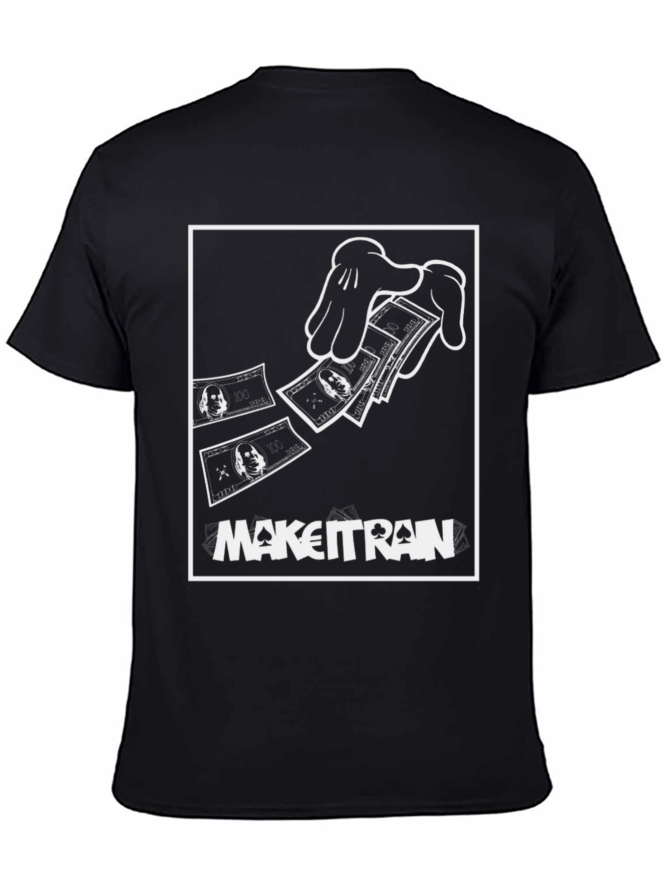 Make It Rain T-Shirt - Black Graphic Tee