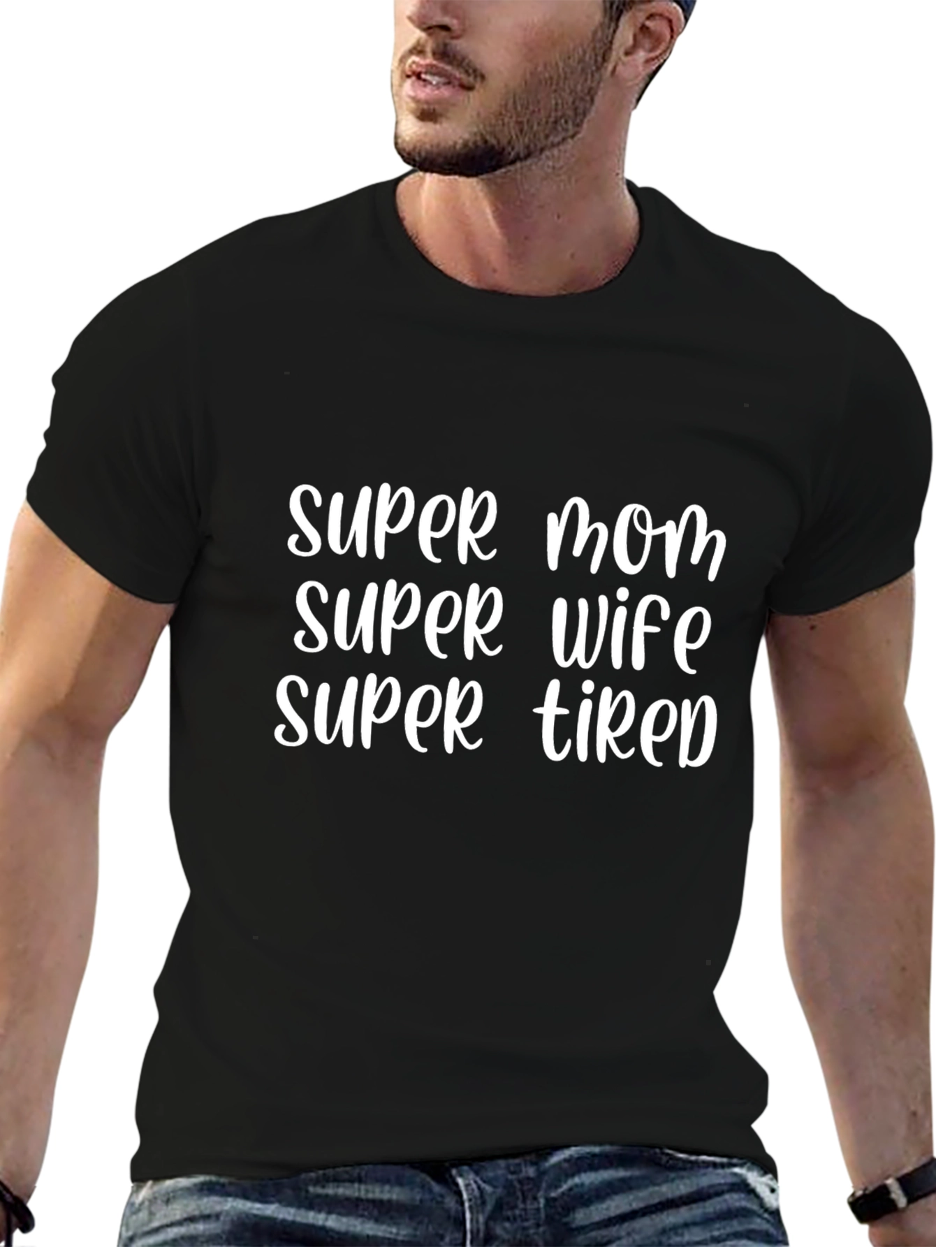 Super Mom Wife Tired Graphic Tee - Unisex