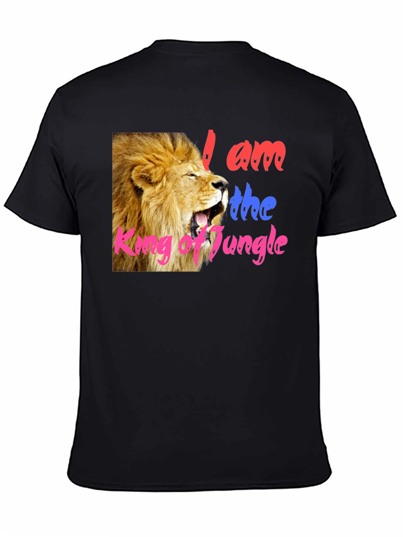 Lion King of Jungle Graphic Tee