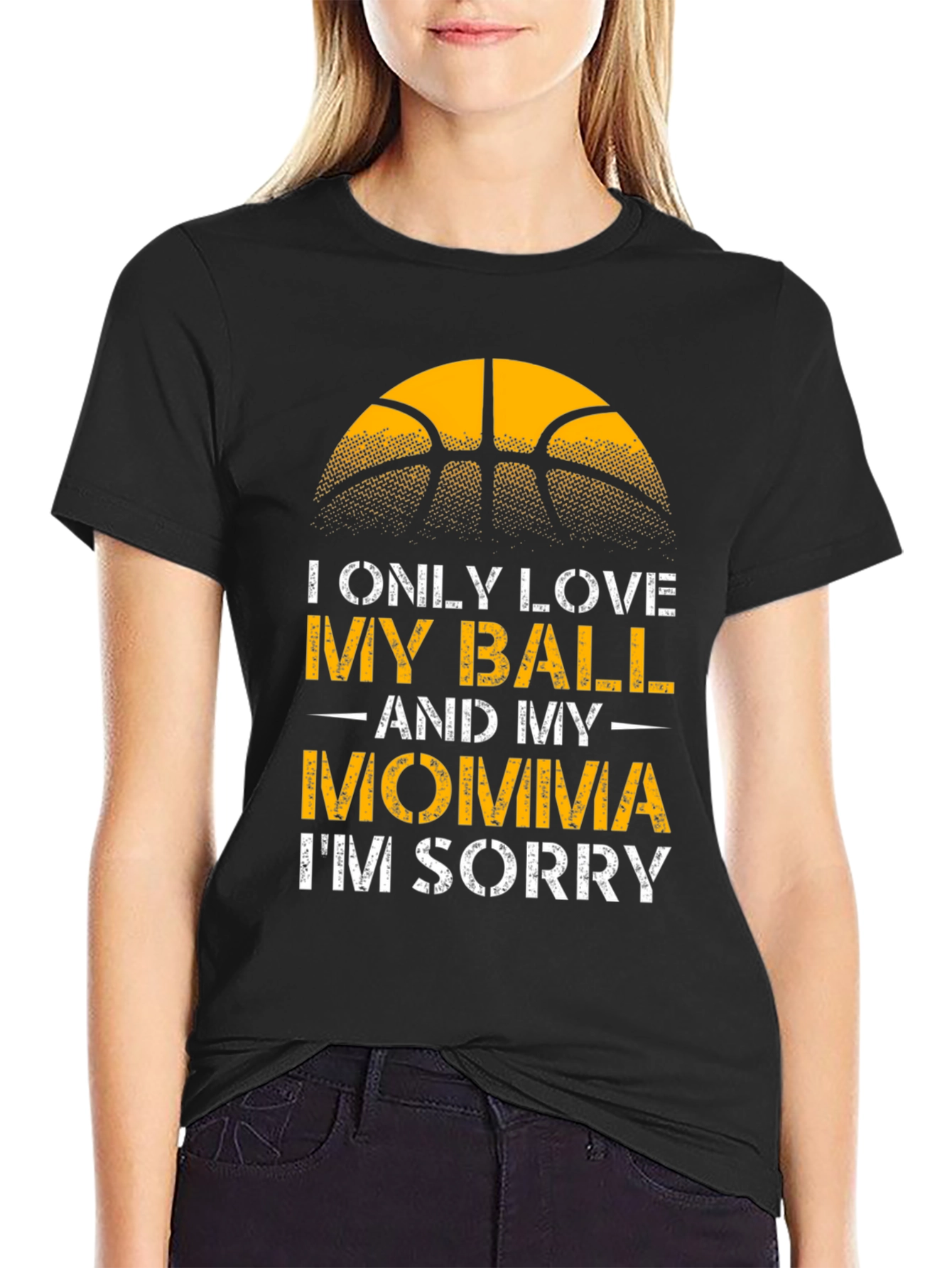 I Only Love My Ball and My Momma T-Shirt