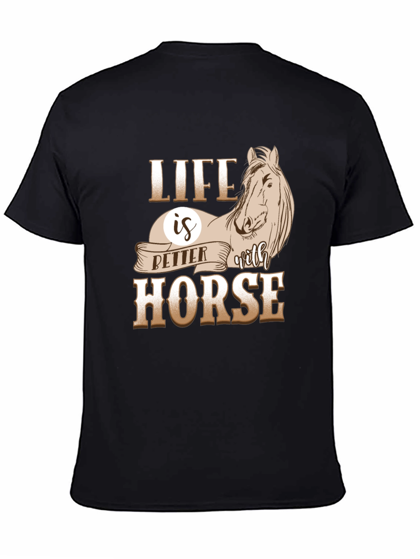Life is Better with Horse Graphic Tee
