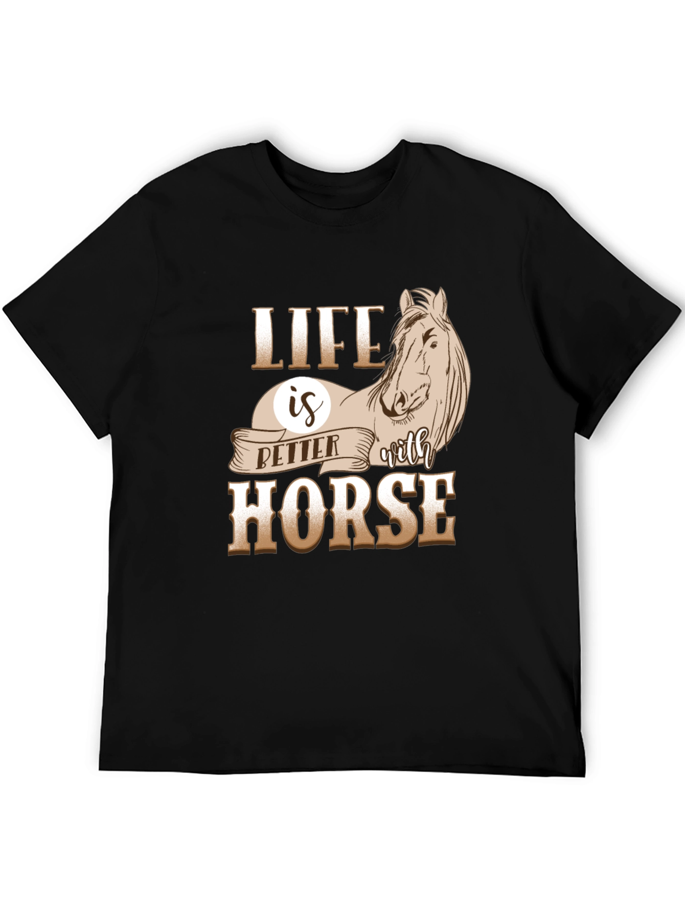 Life is Better with Horse Graphic Tee