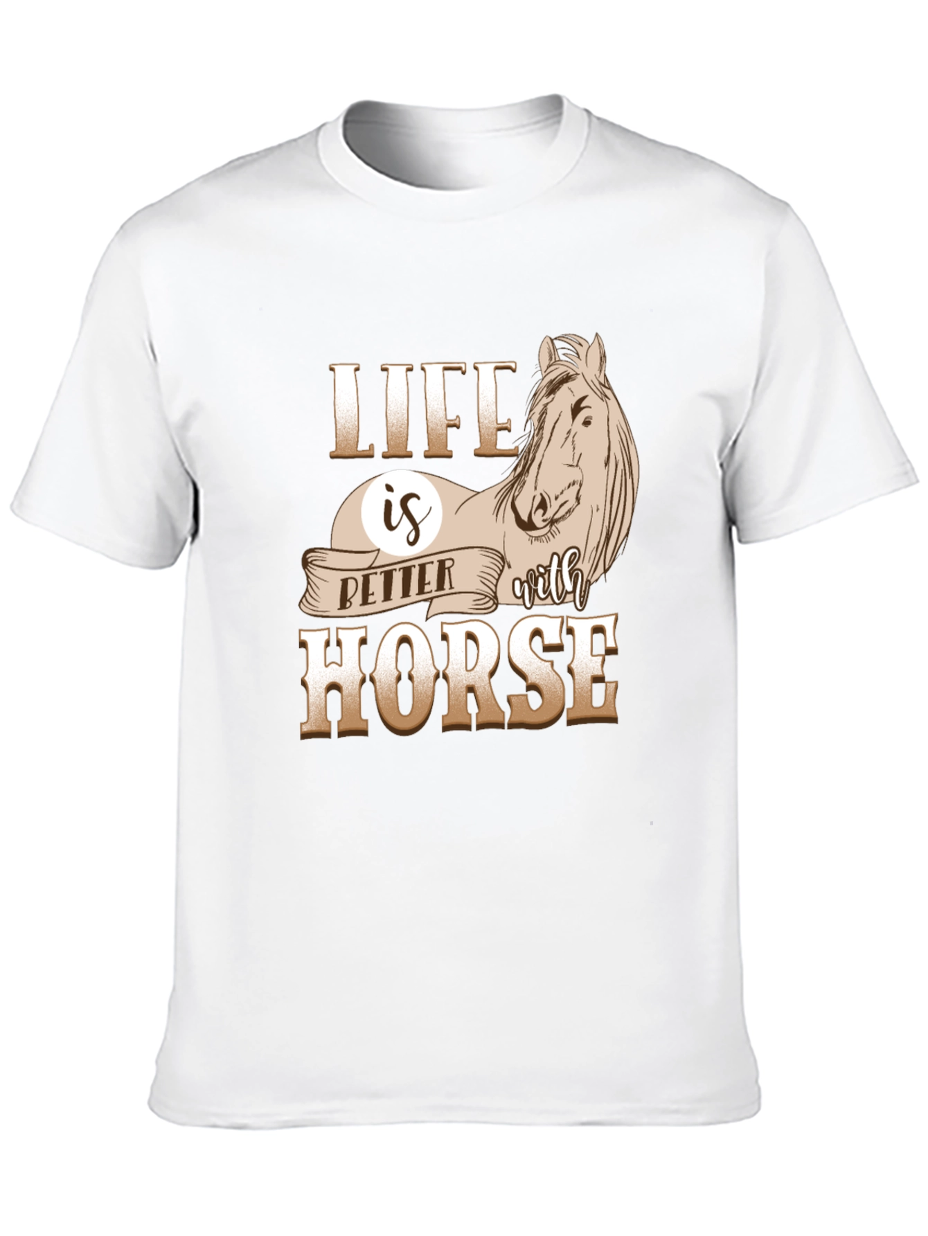 Life is Better with Horse Graphic Tee