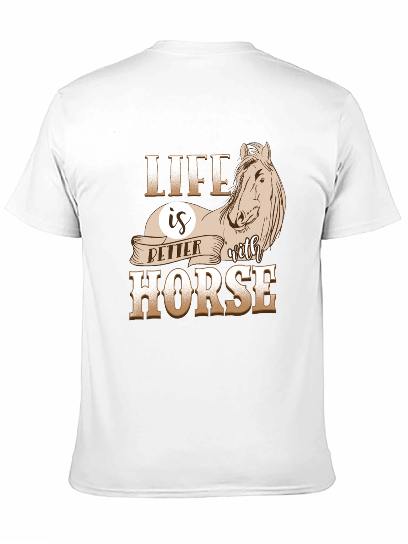 Life is Better with Horse Graphic Tee