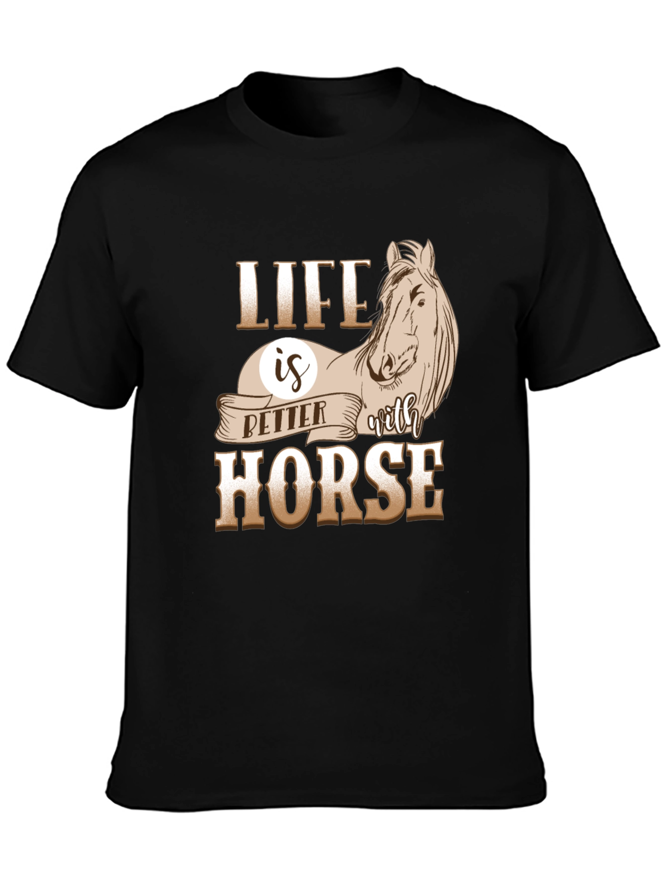Life is Better with Horse Graphic Tee