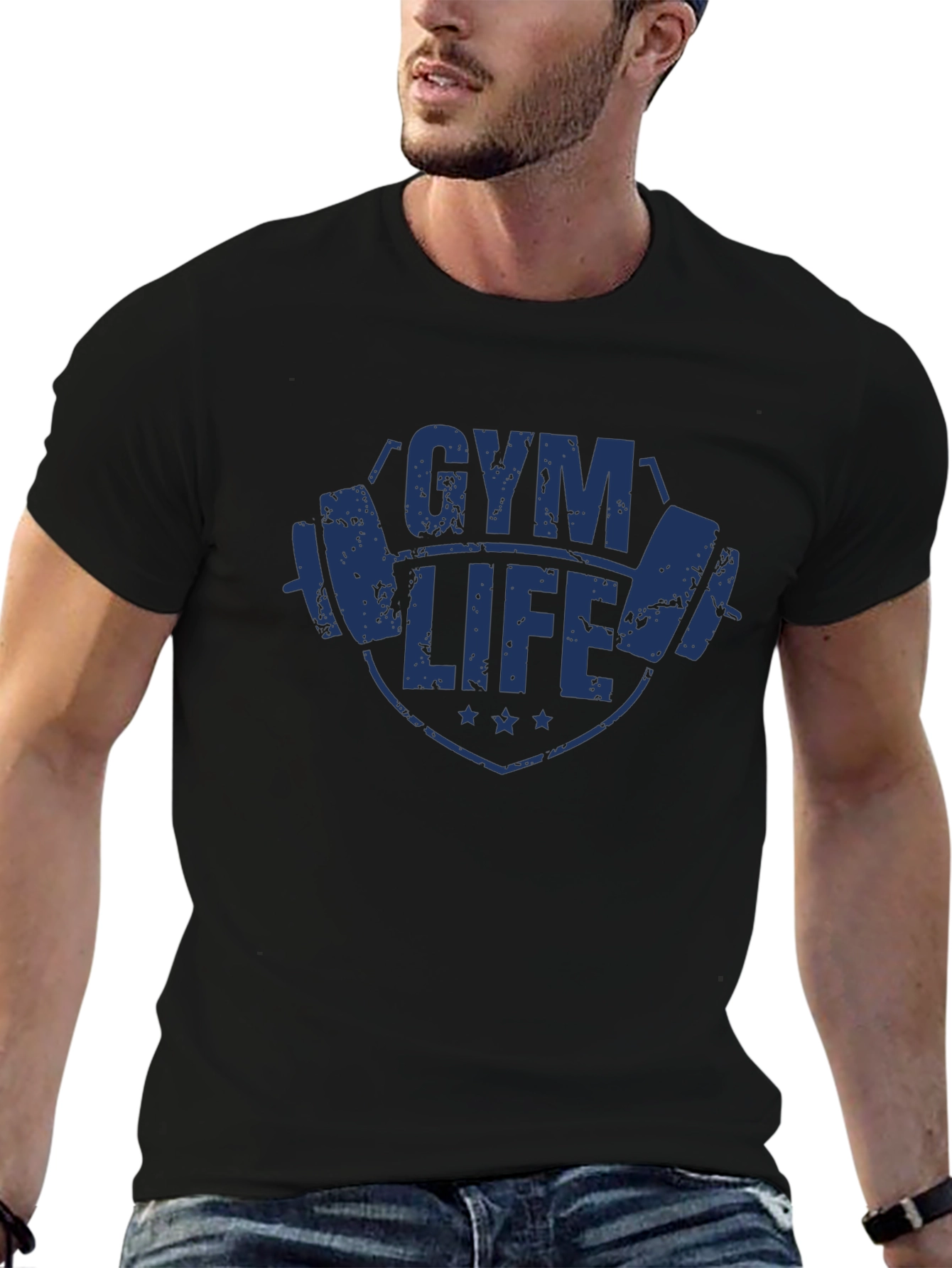 Gym Life Graphic T-Shirt
