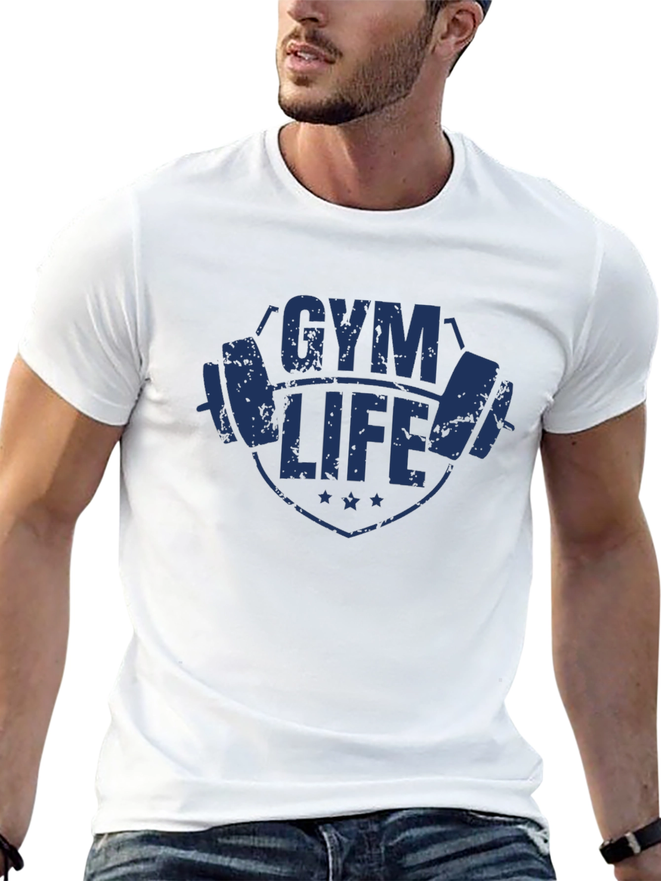 Gym Life Graphic T-Shirt