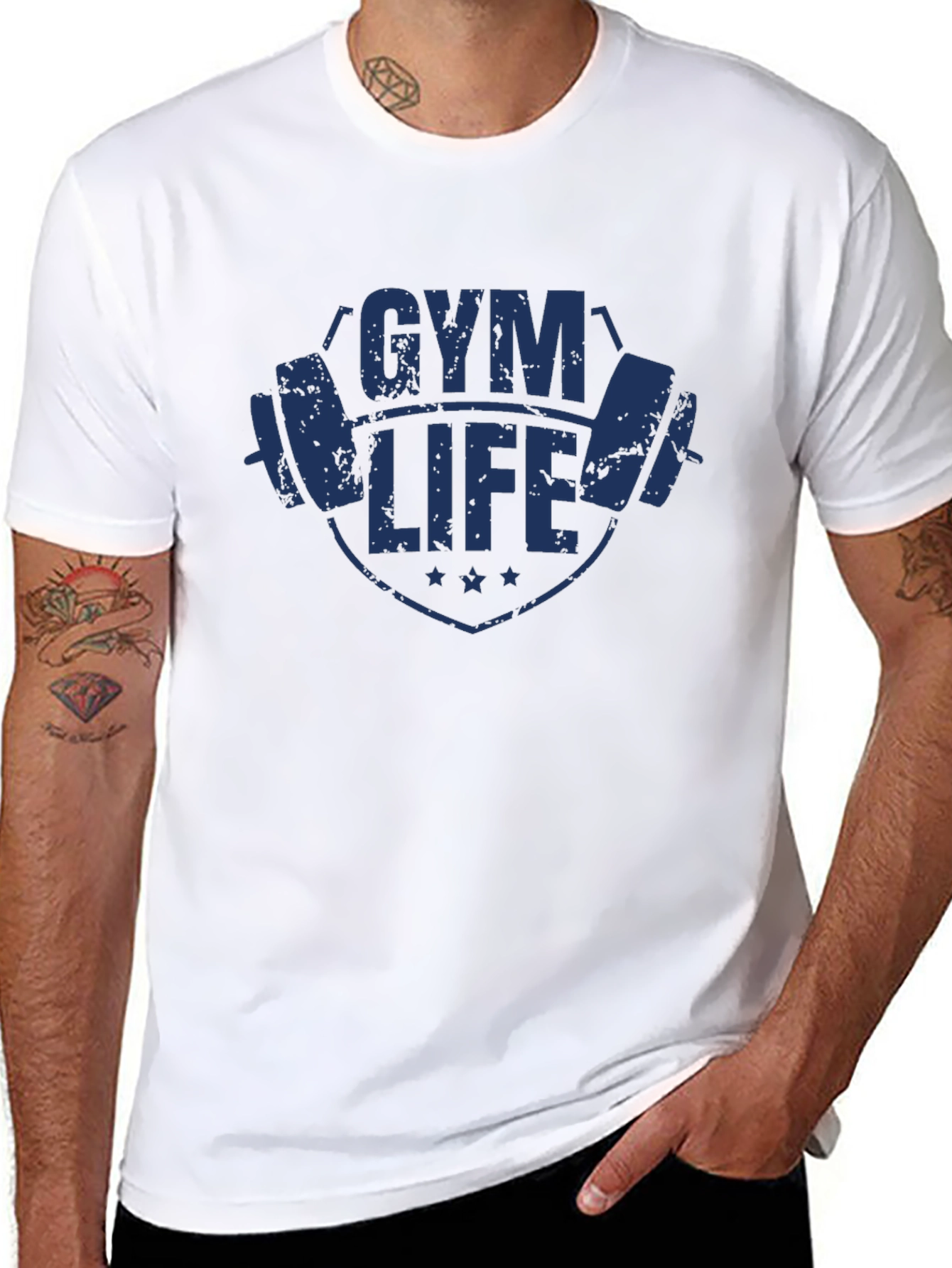 Gym Life Graphic T-Shirt