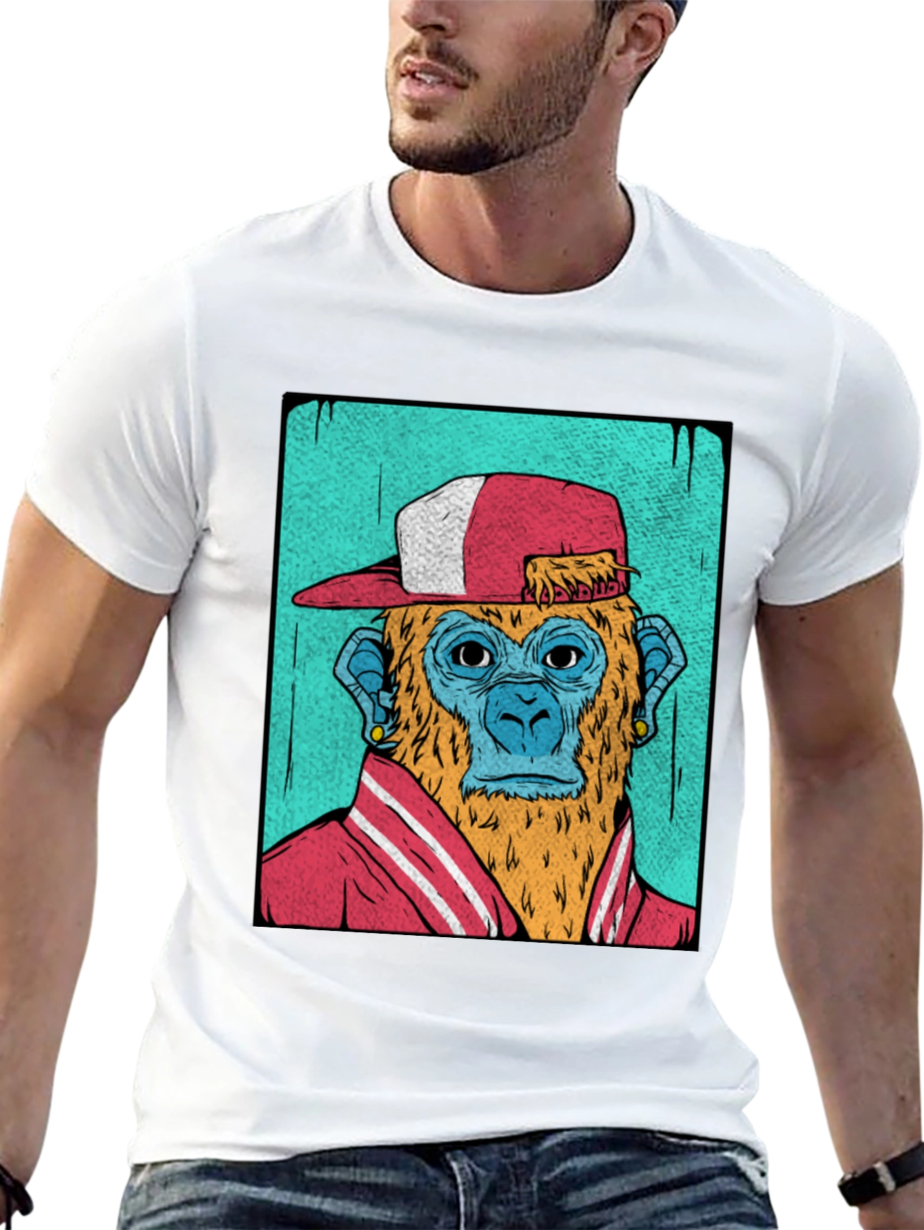 Cool Ape Graphic Tee - Urban Style