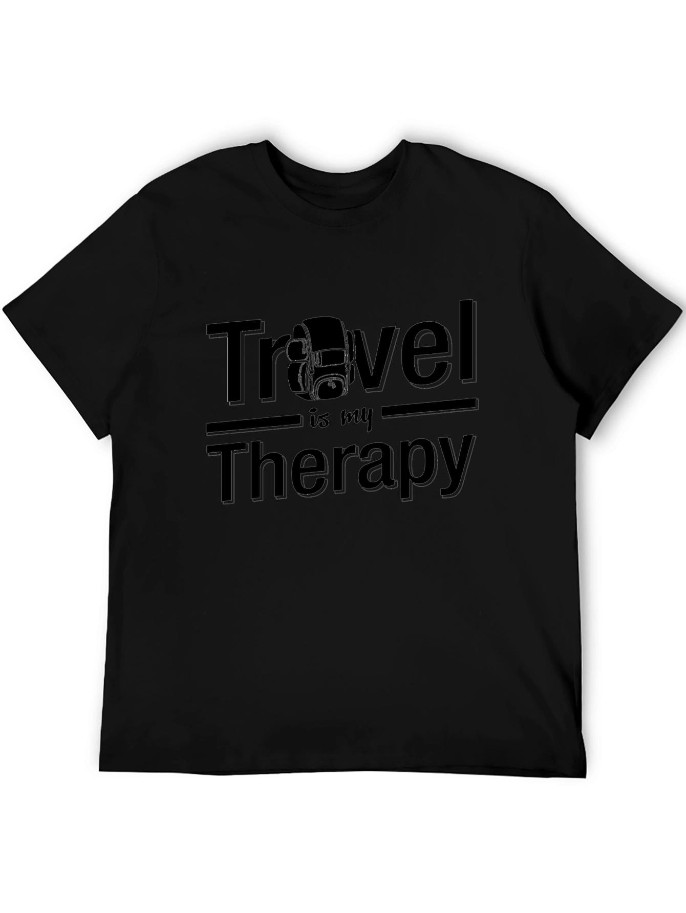 Travel is My Therapy Graphic T-Shirt