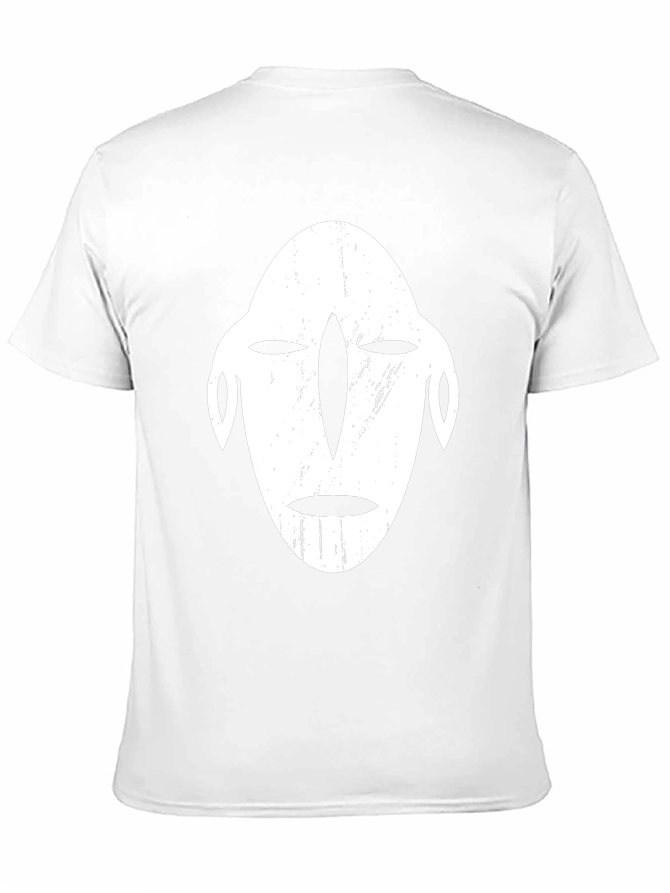 Tribal Mask Graphic Black T-Shirt