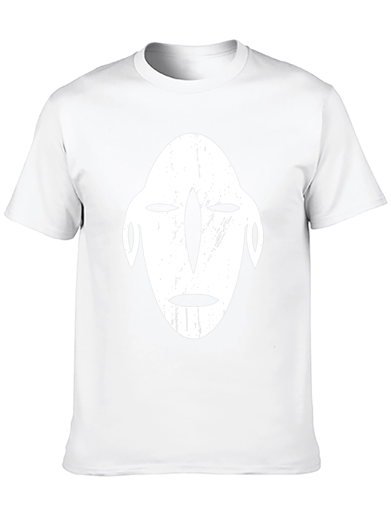 Tribal Mask Graphic Black T-Shirt
