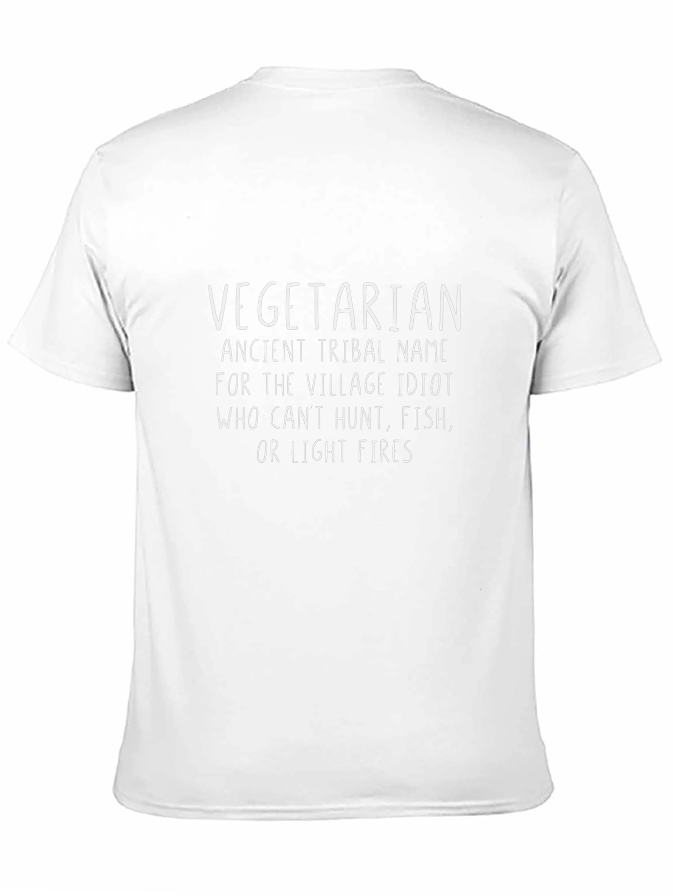 Vegetarian Village Idiot Graphic T-Shirt