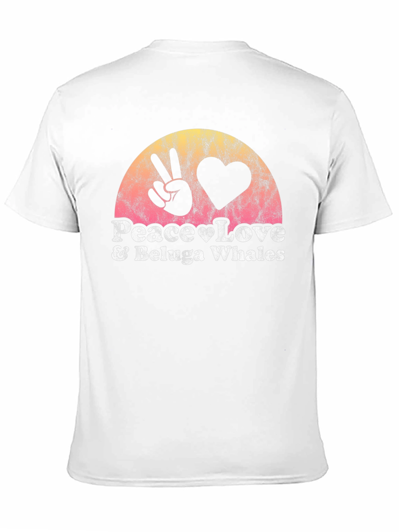 Peace Love & Beluga Whales T-Shirt