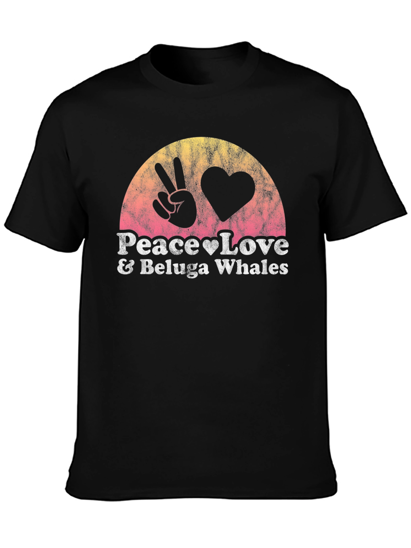 Peace Love & Beluga Whales T-Shirt