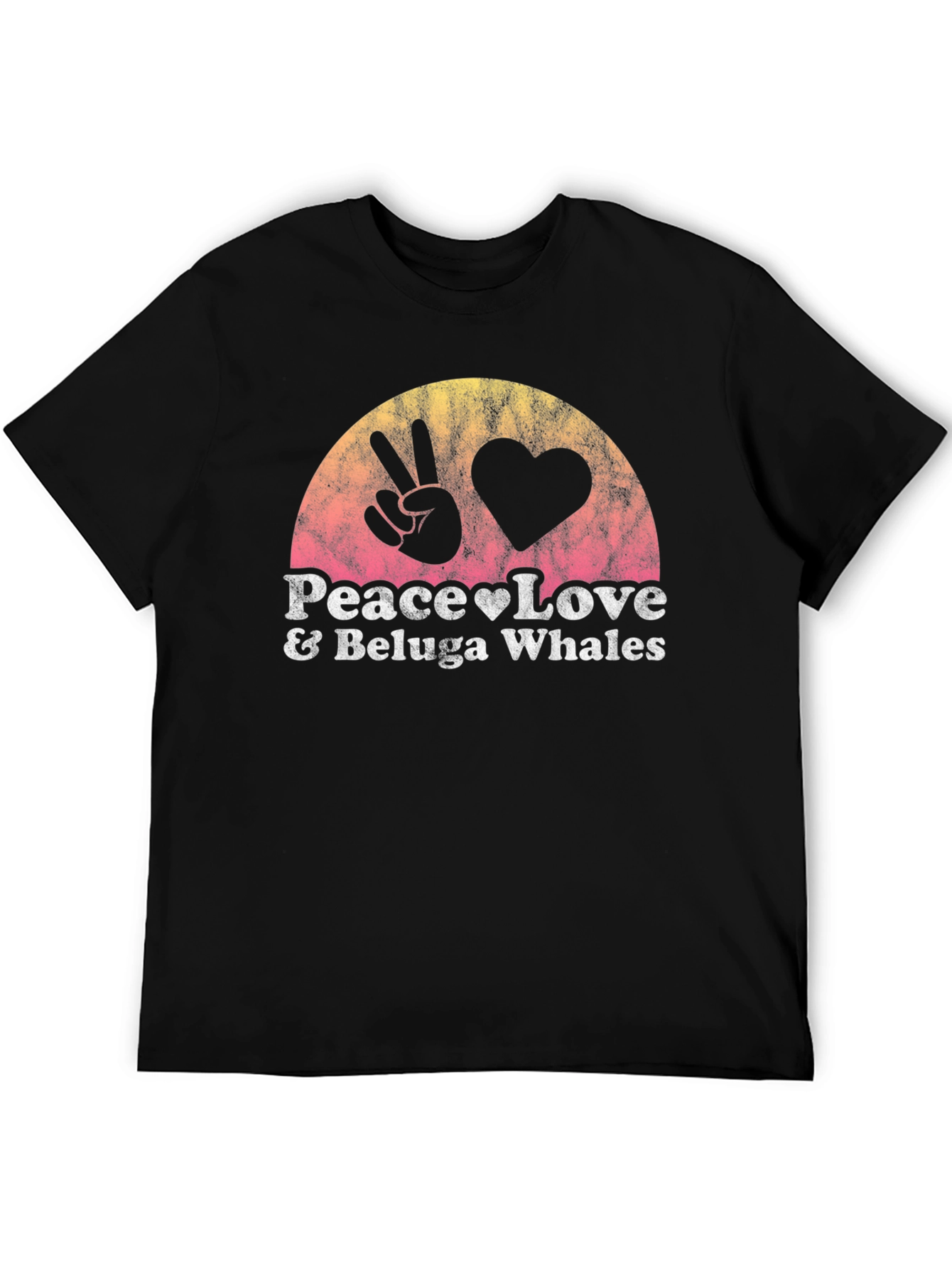 Peace Love & Beluga Whales T-Shirt