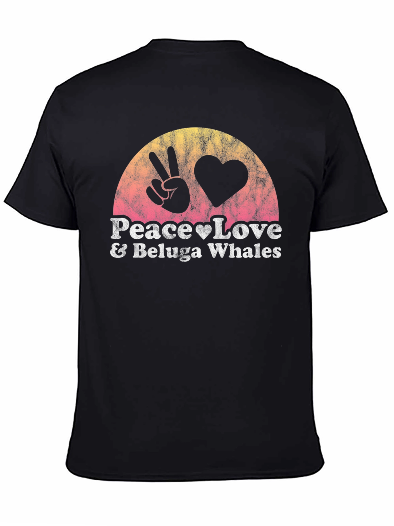 Peace Love & Beluga Whales T-Shirt