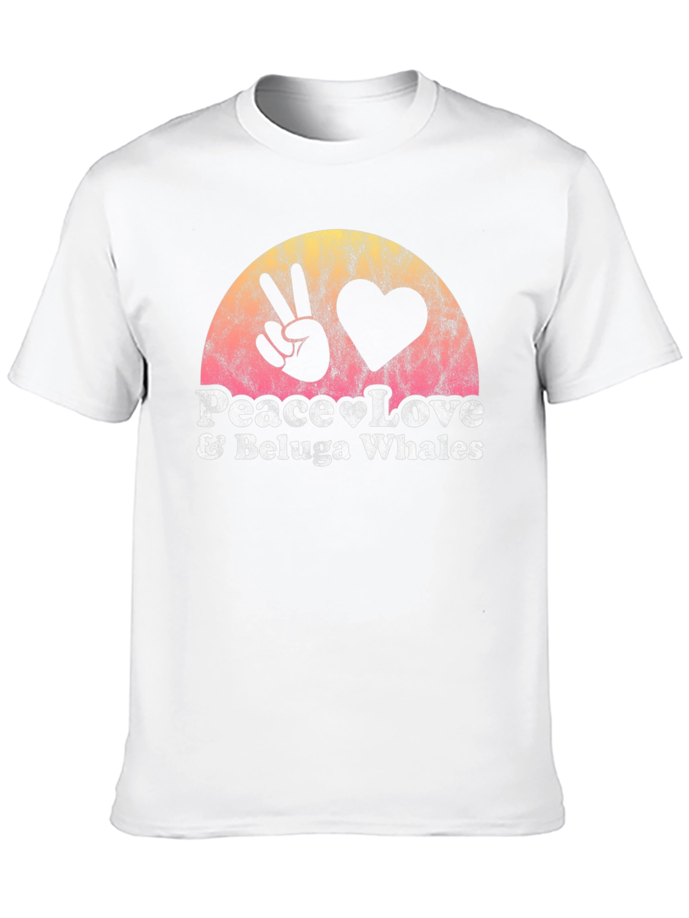 Peace Love & Beluga Whales T-Shirt