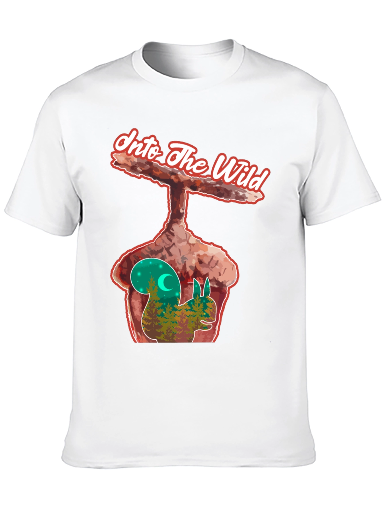 Into the Wild Squirrel Graphic Tee